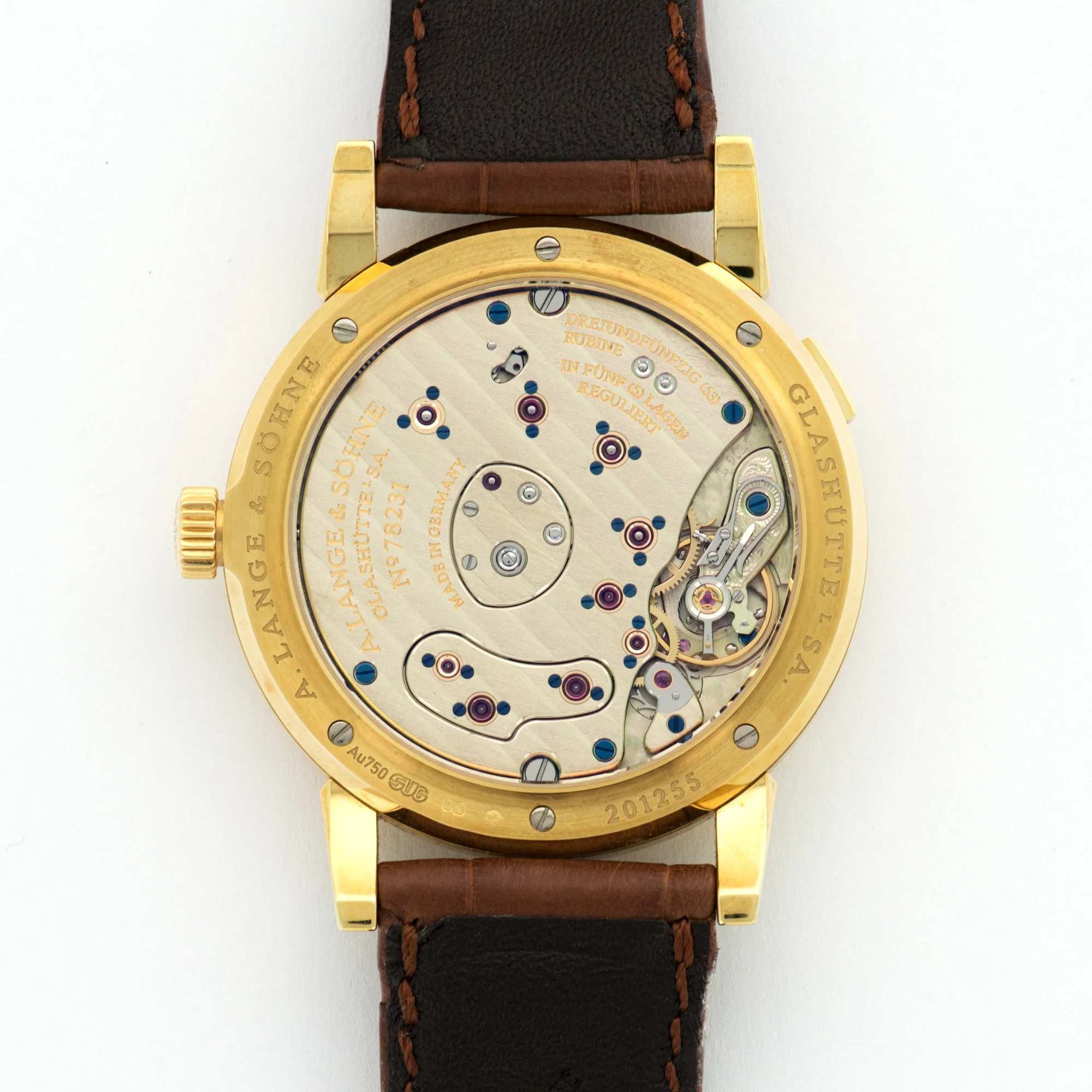 A. Lange & Sohne Yellow Gold Lange 1 Watch Ref. 101.021 - Image 4