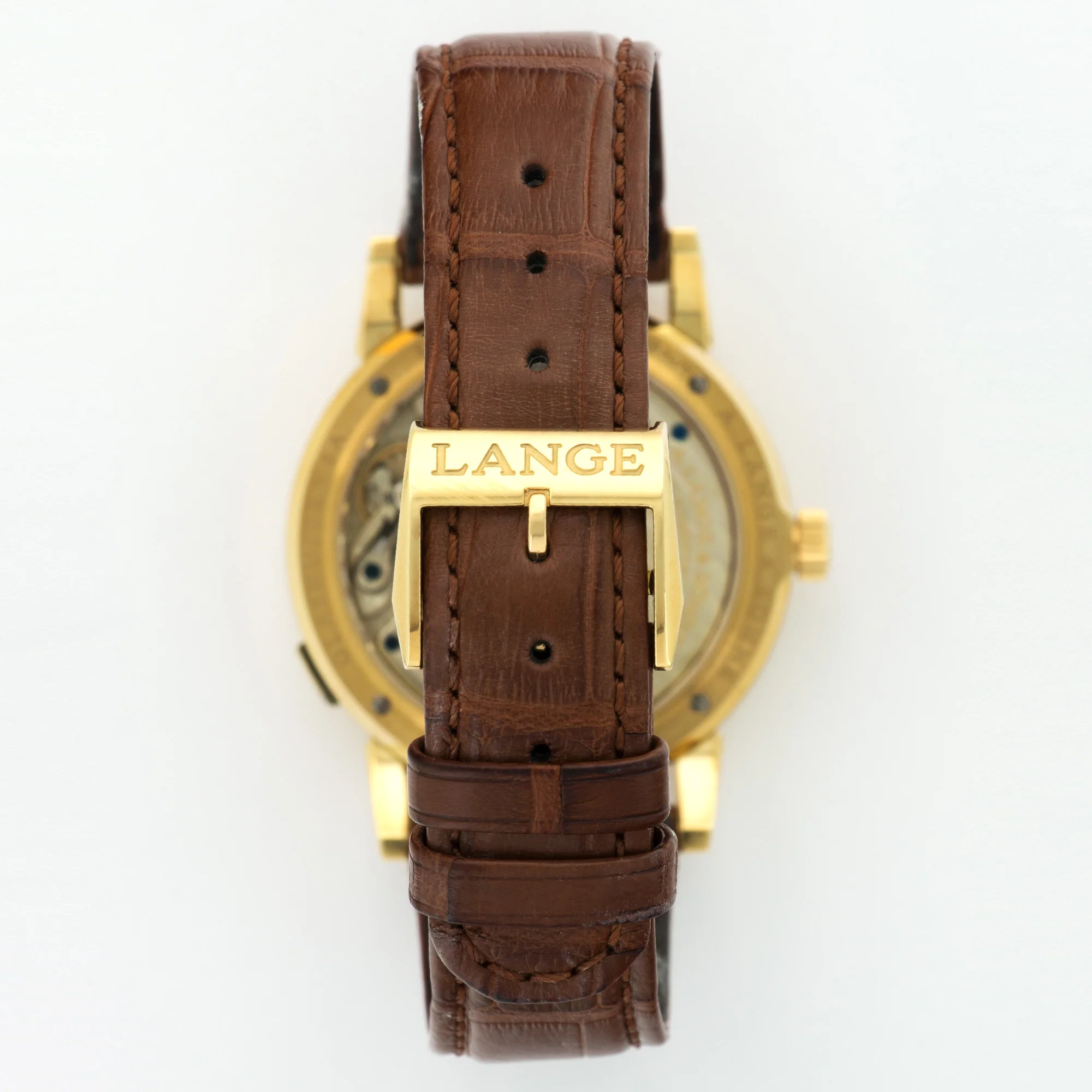 A. Lange & Sohne Yellow Gold Lange 1 Watch Ref. 101.021 - Image 5