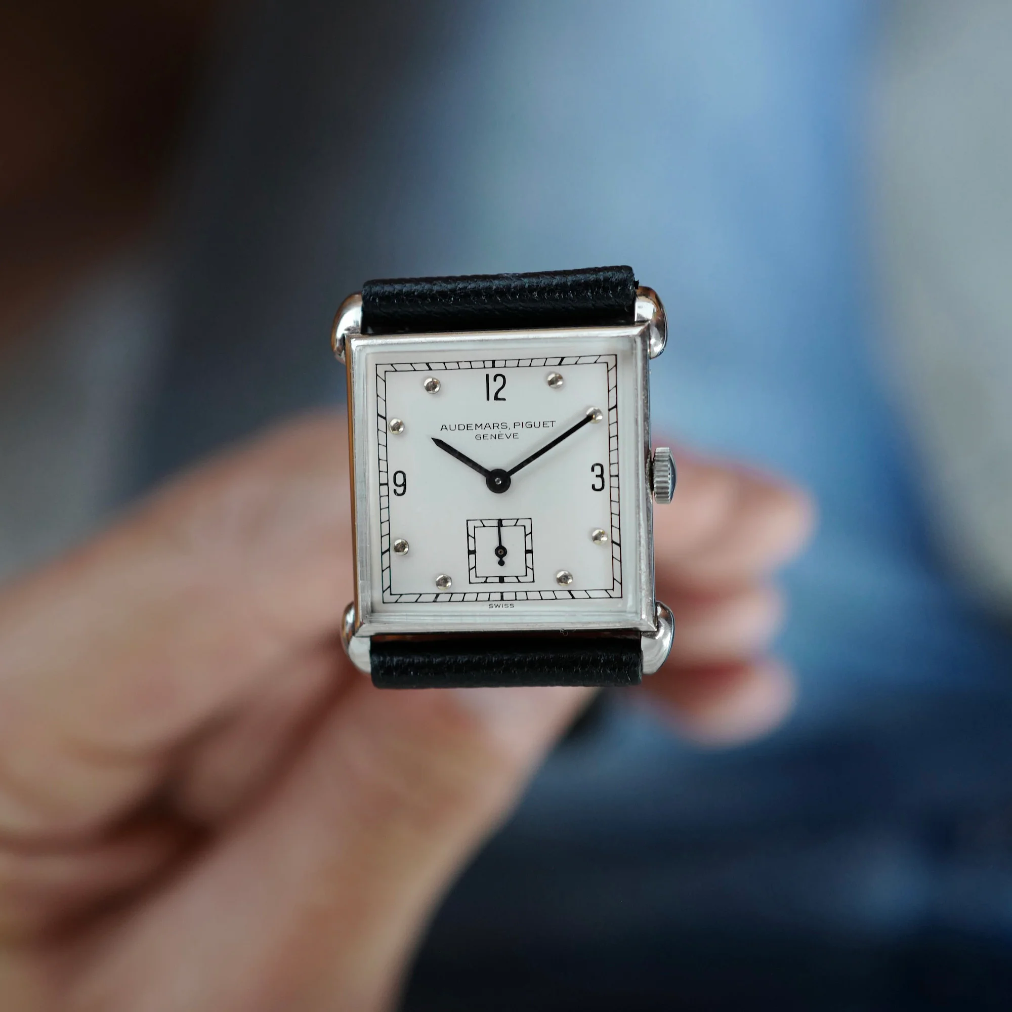 Audemars Piguet Platinum Square Watch - Image 9