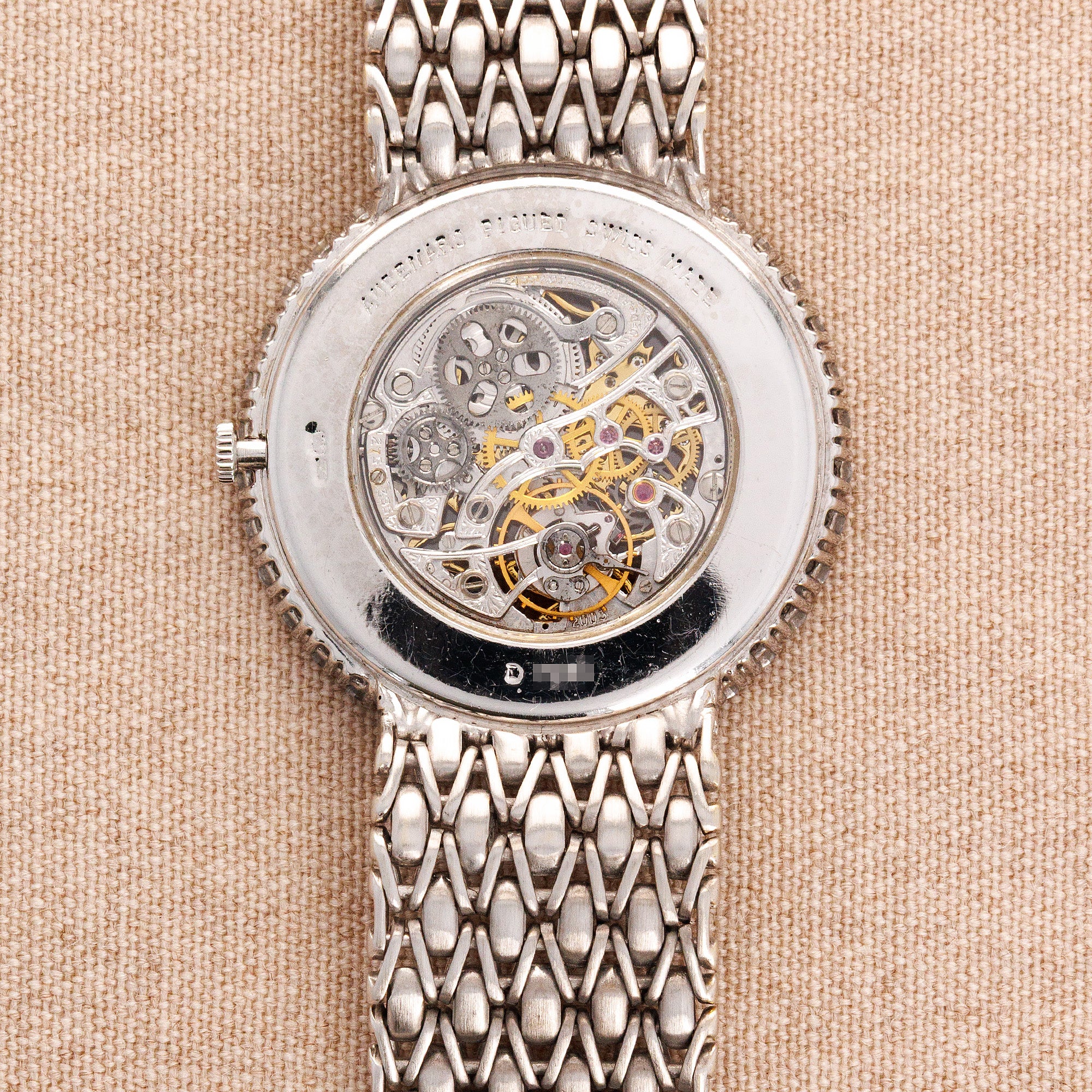 Audemars Piguet White Gold Diamond Skeleton Birds Watch - Image 5