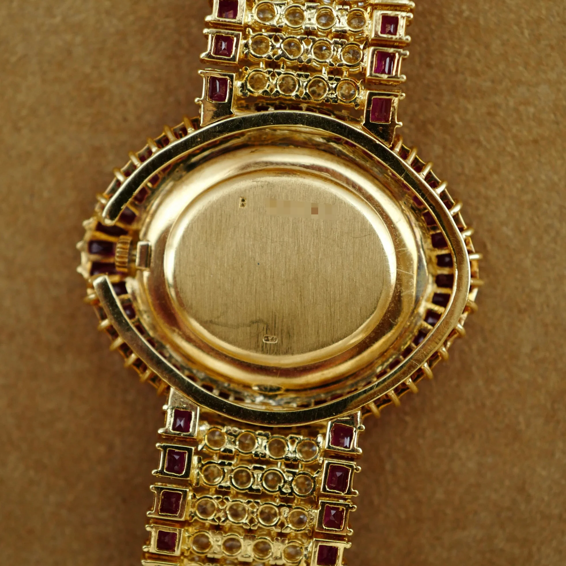 Audemars Piguet Yellow Gold Ruby & Diamond Watch - Image 8