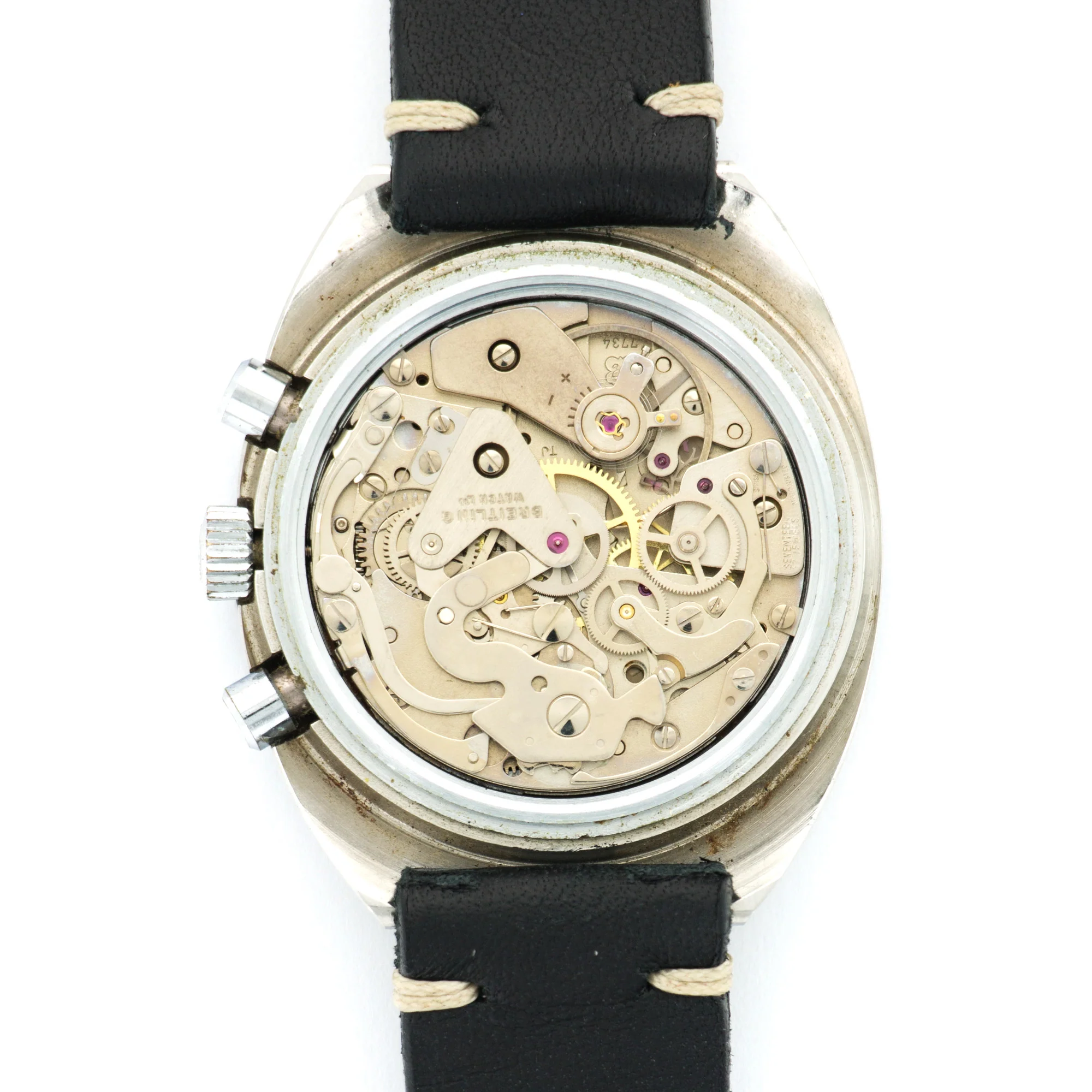 Breitling Stainless Steel Datora Chronograph Watch Ref. 2034 - Image 6