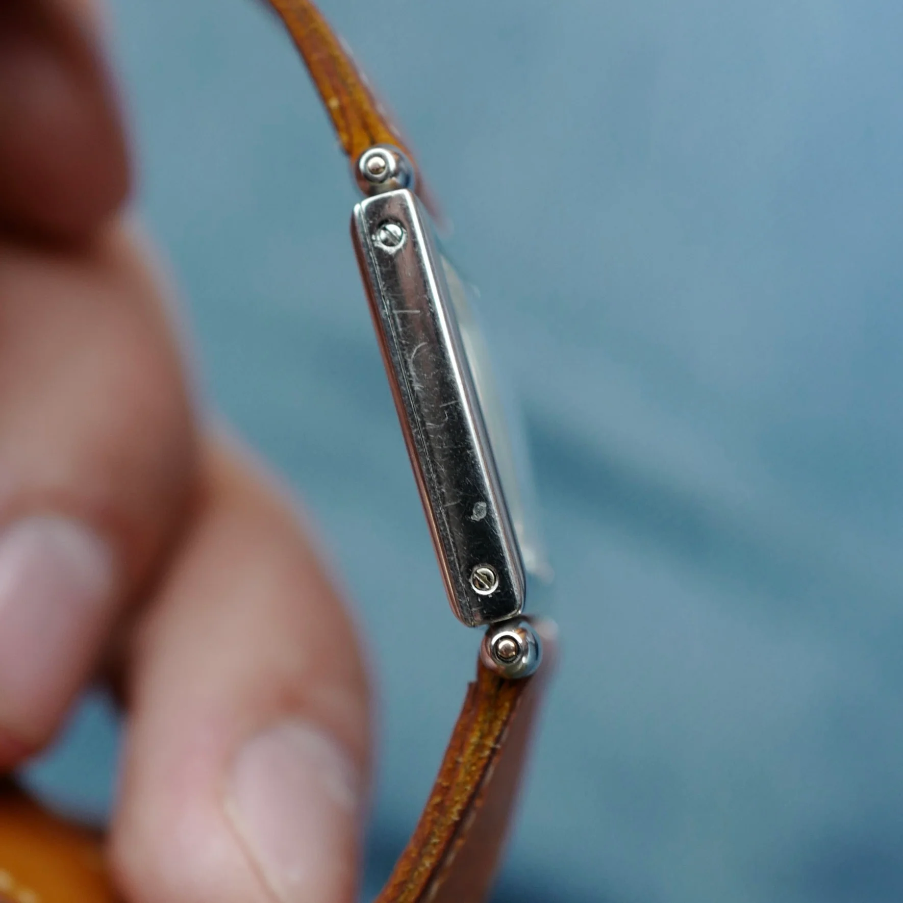 Cartier Platinum Tank Obus European Watch & Clock, 1926 - Image 5