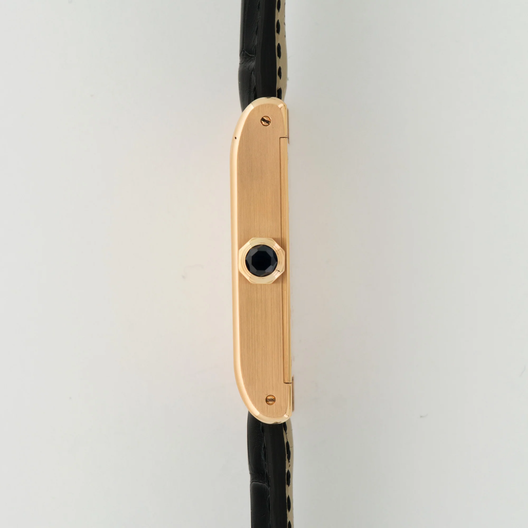 Cartier Rose Gold Tank a Guichets Jump Hour Watch - Image 3