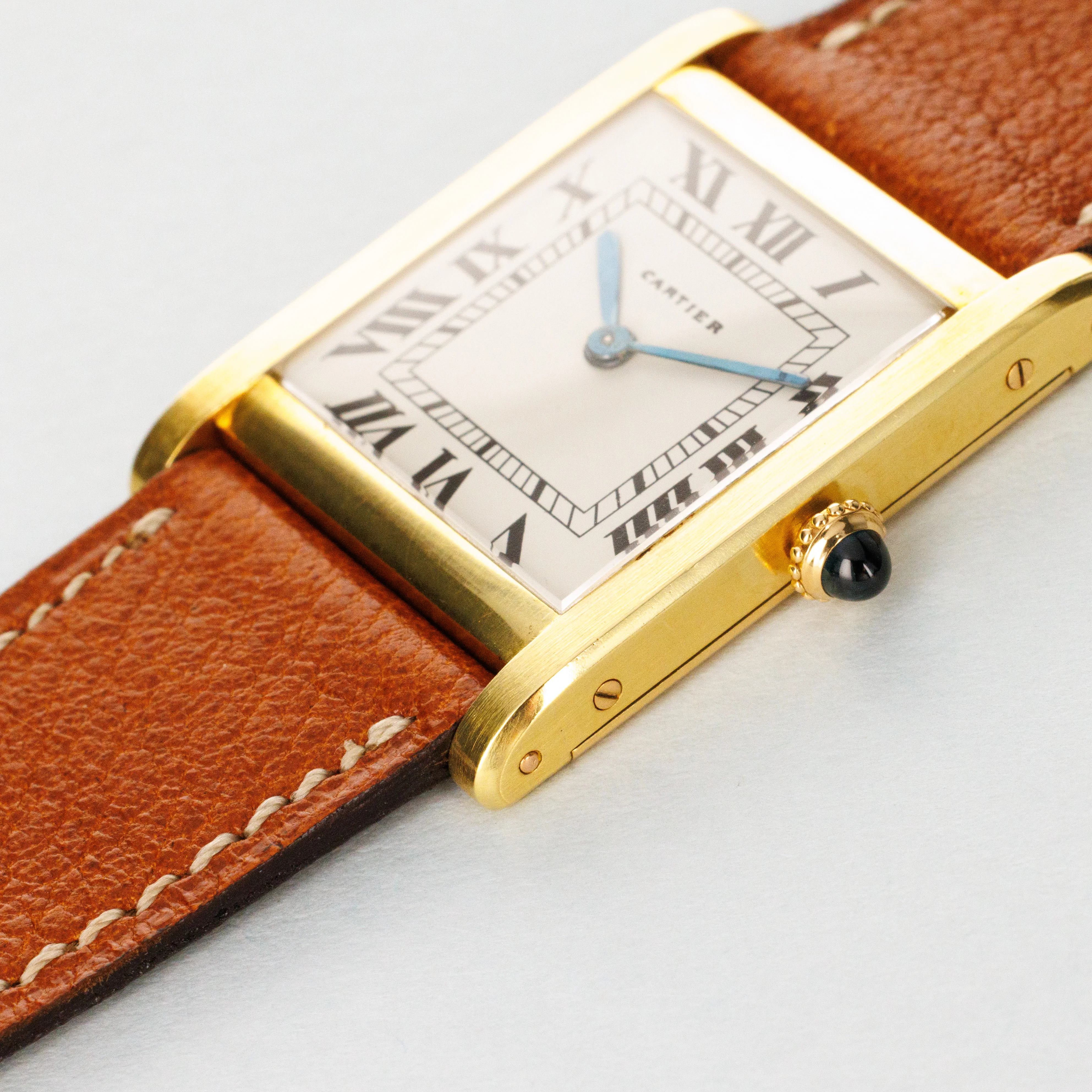 Cartier Tank Normale Jumbo 10-Line, European Watch and Clock 1944 - Image 4