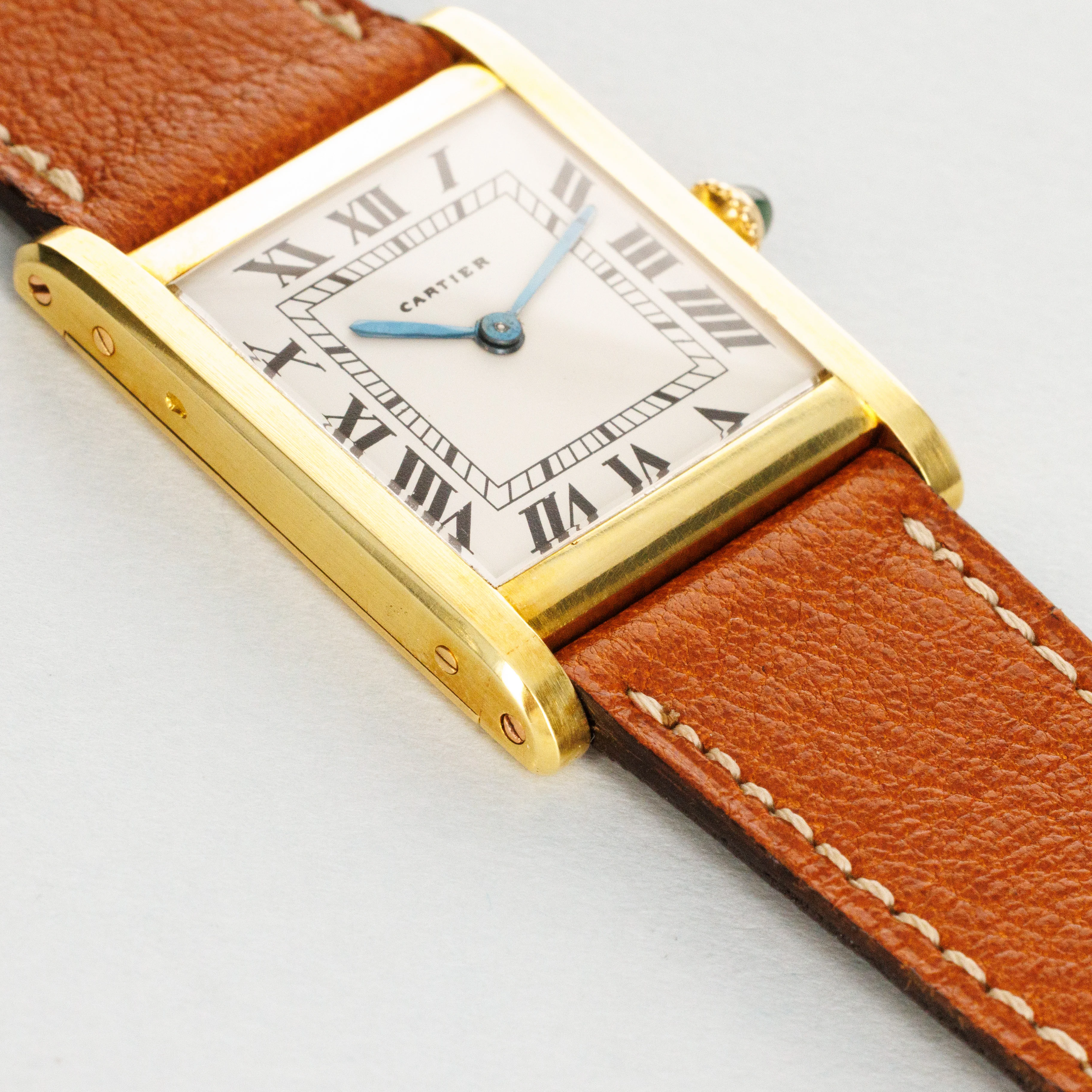 Cartier Tank Normale Jumbo 10-Line, European Watch and Clock 1944 - Image 5