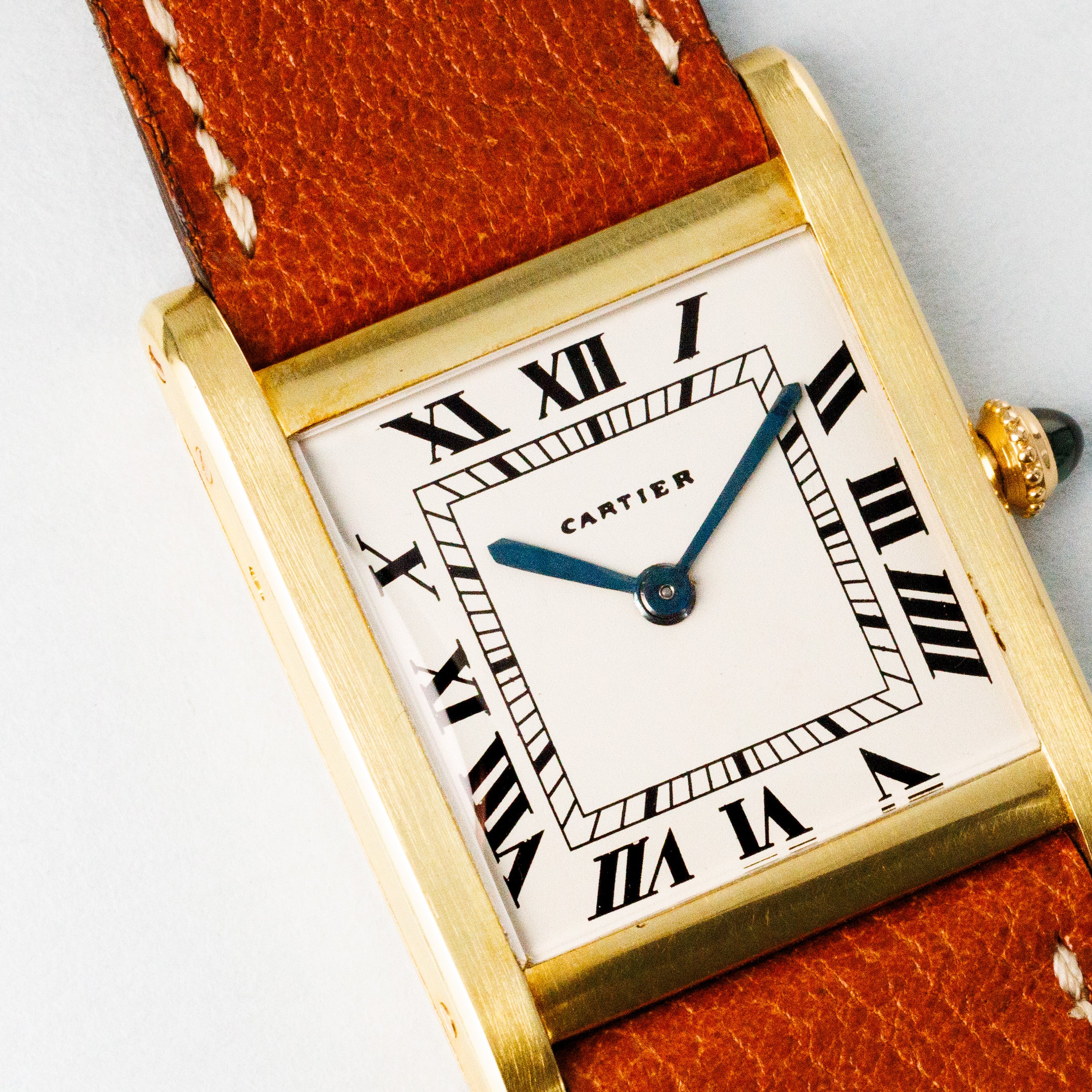 Cartier Tank Normale Jumbo 10-Line, European Watch and Clock 1944 - Image 7