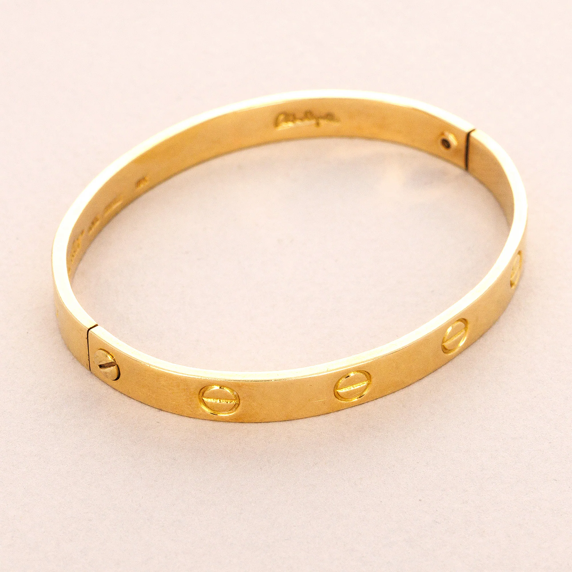 Cartier Vintage Love Bracelet by Aldo Cipullo Circa 1970 (Objet) - Image 4