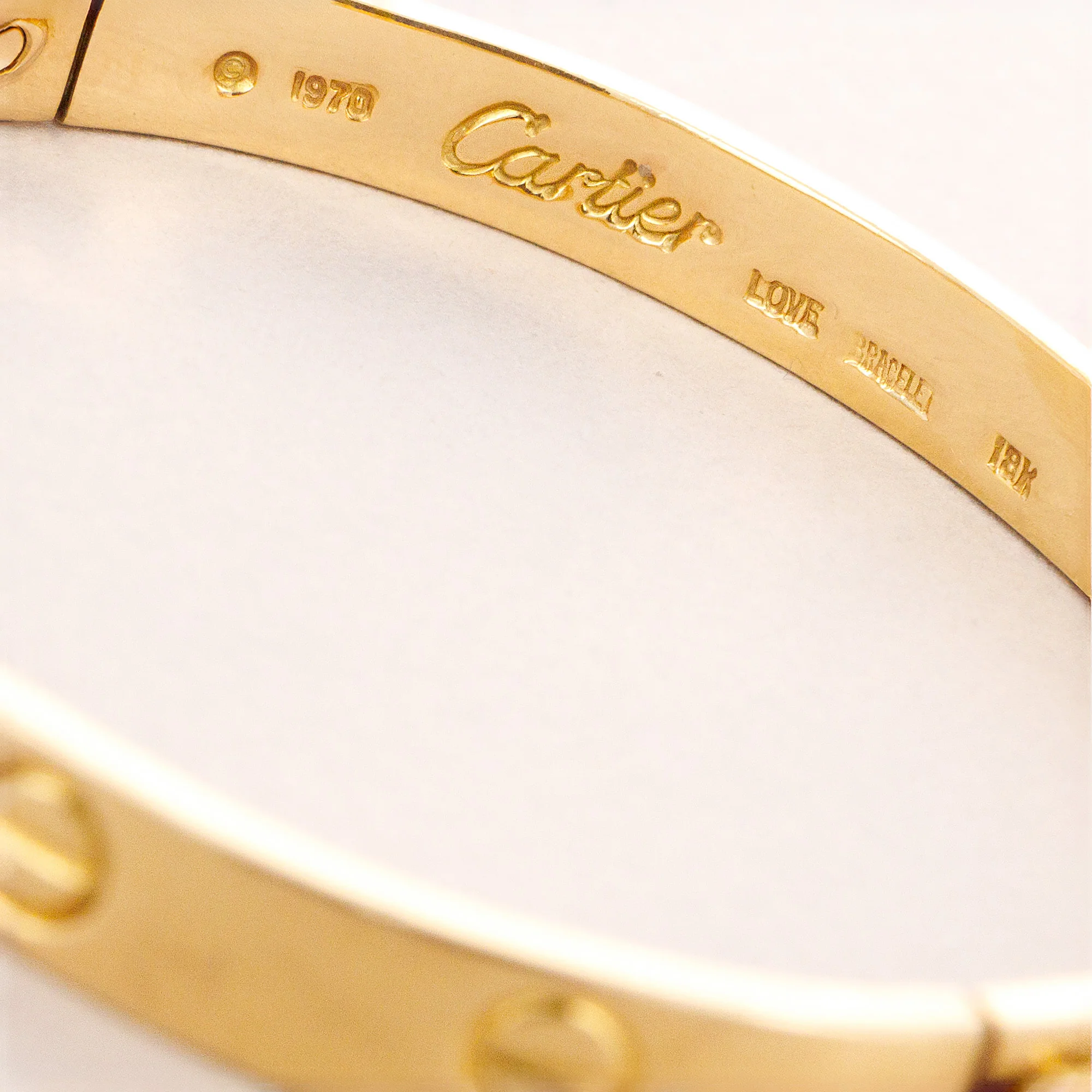 Cartier Vintage Love Bracelet by Aldo Cipullo Circa 1970 (Objet) - Image 7
