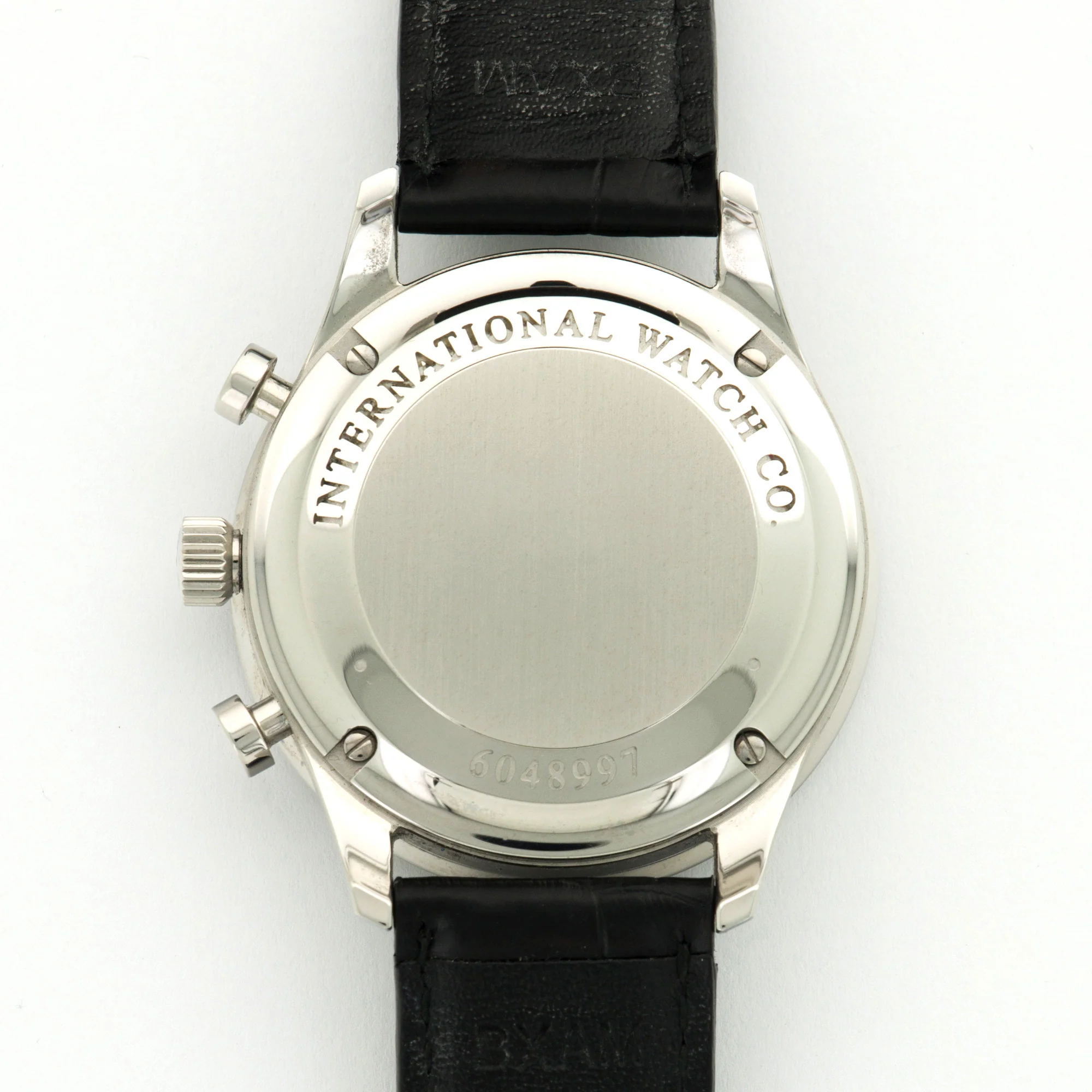 IWC Steel Portuguese Chronographon Strap Watch Ref. 3714 - Image 4