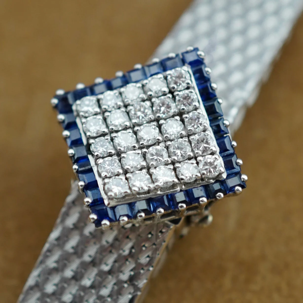 IWC White Gold Sapphire and Diamond Cover Watch - Image 4