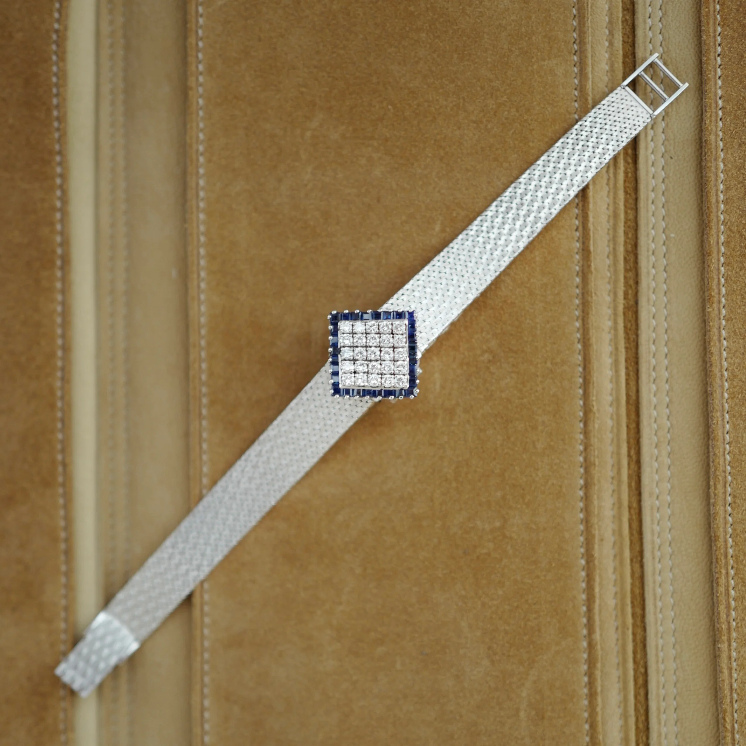 IWC White Gold Sapphire and Diamond Cover Watch - Image 6