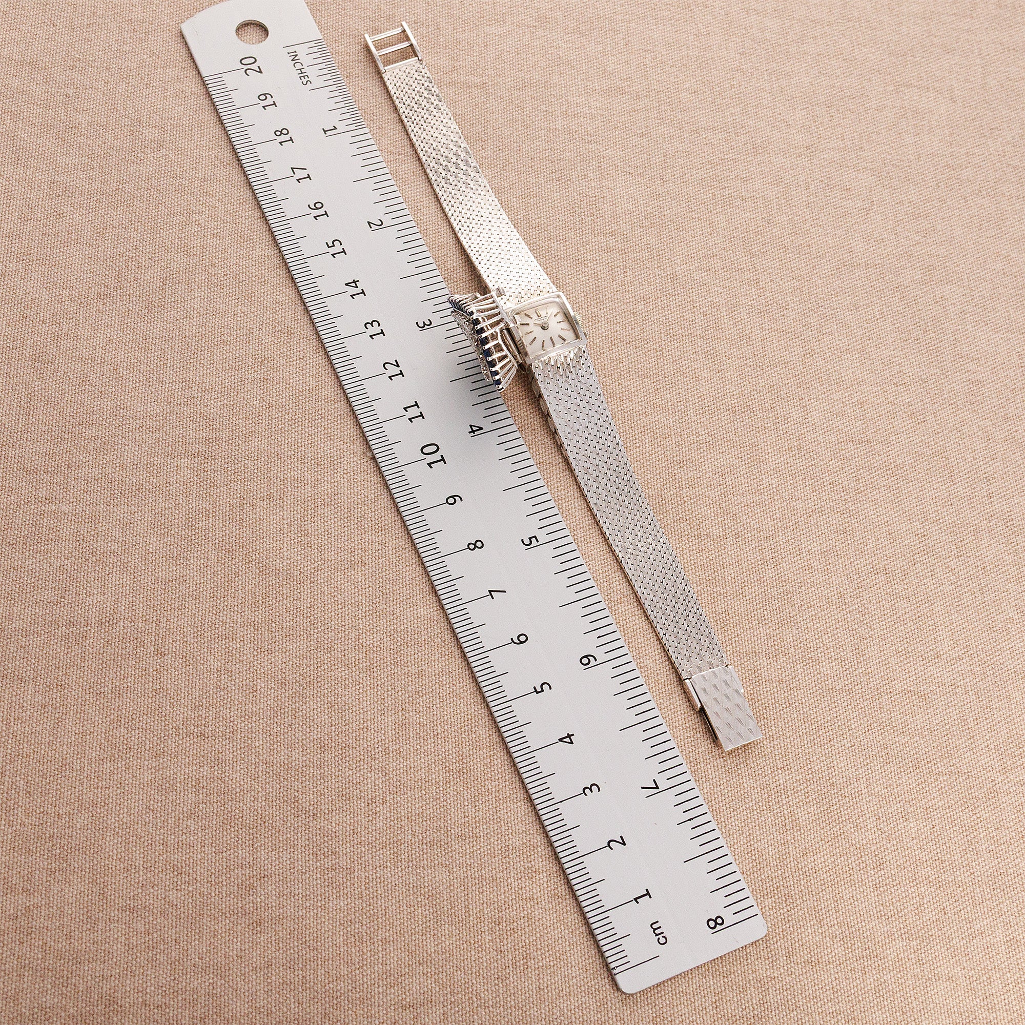 IWC White Gold Sapphire and Diamond Cover Watch - Image 8