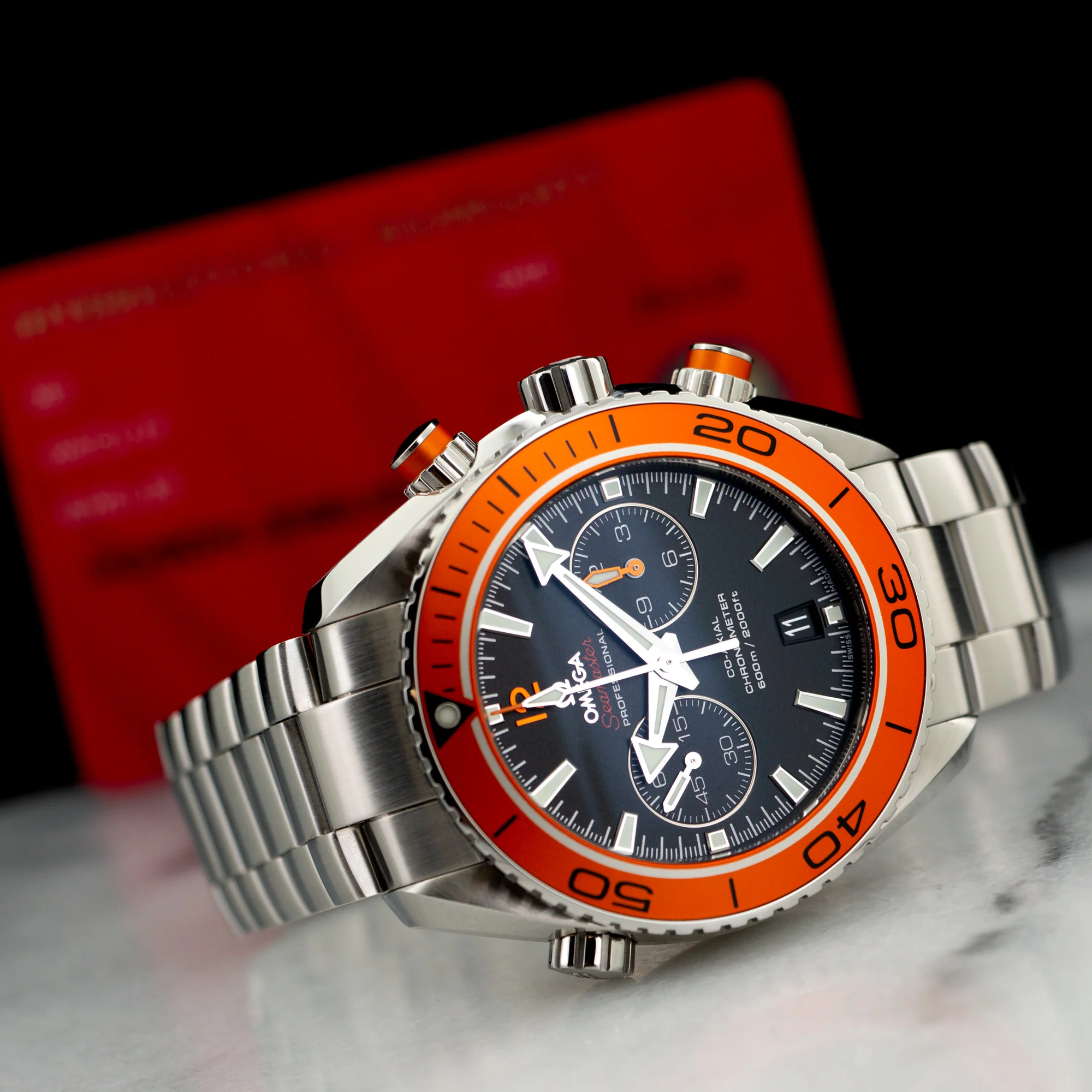 Omega Planet Ocean Chronograph Orange Watch Ref. 23230465101002 - Image 6