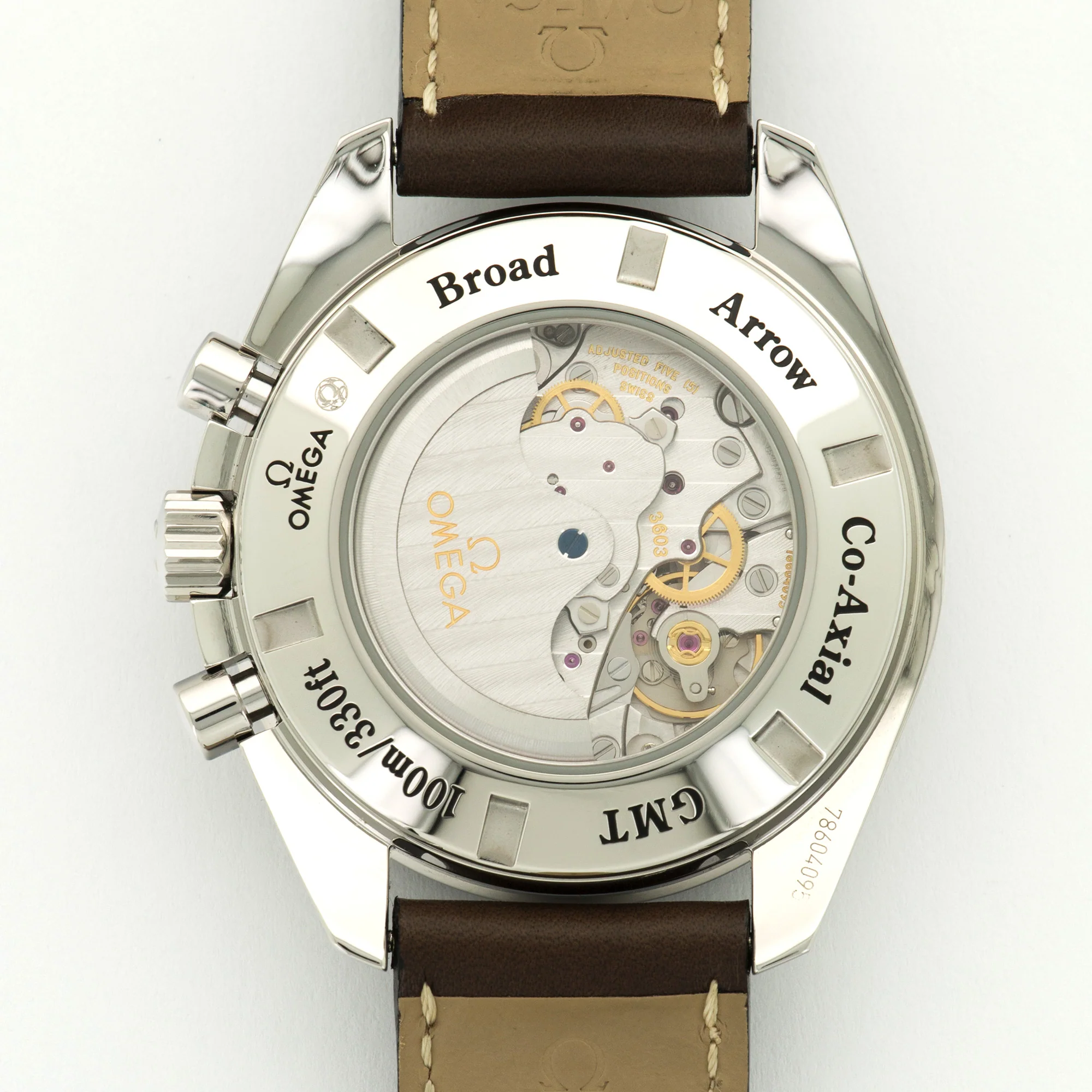 Omega Speedmaster Co-Axial Stainless Steel Chronograph on Strap - Image 4