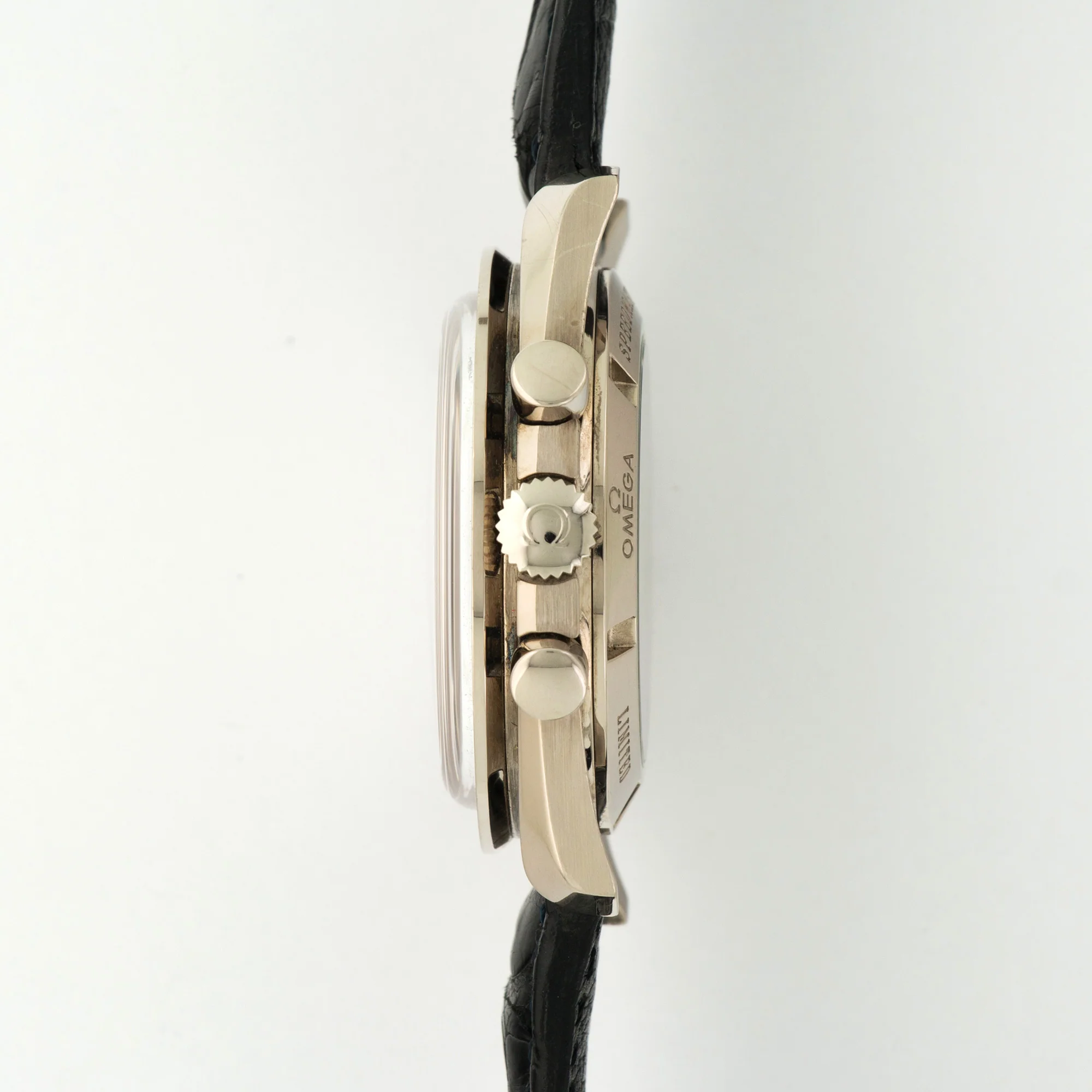 Omega White Gold Speedmaster Apollo XI Watch - Image 3