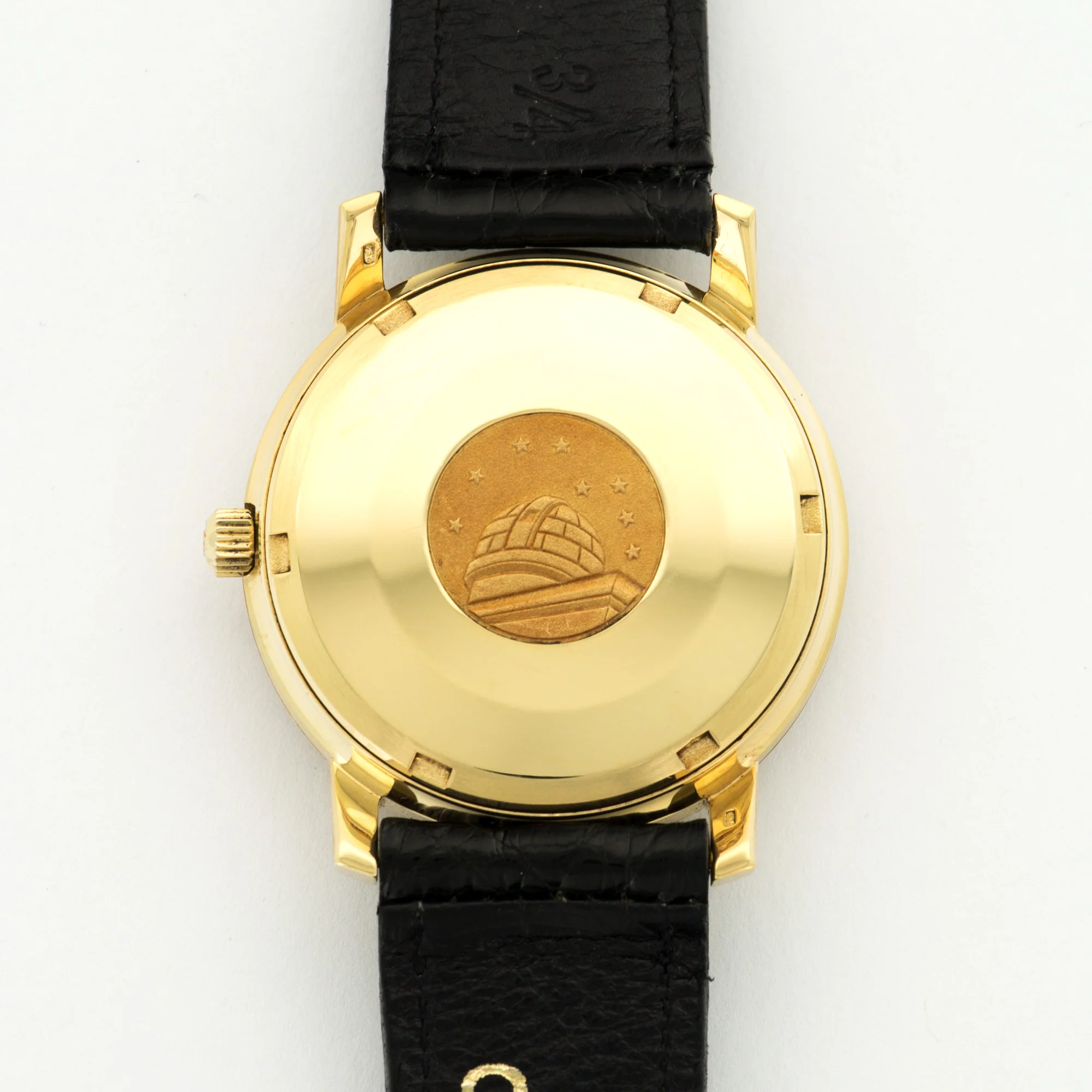 Omega Yellow Gold Constellation Tiffany & Co. Strap Watch - Image 4