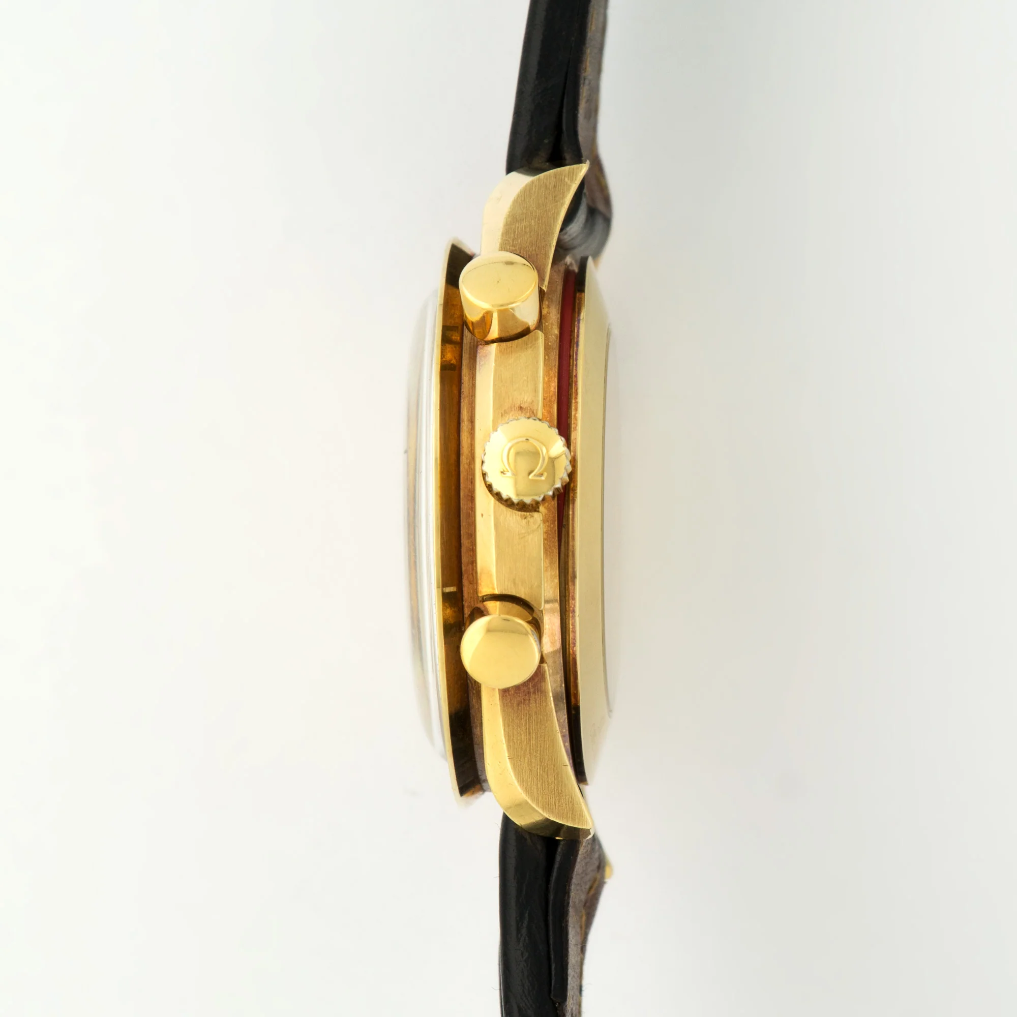 Omega Yellow Gold Speedmaster Strap Watch - Image 3