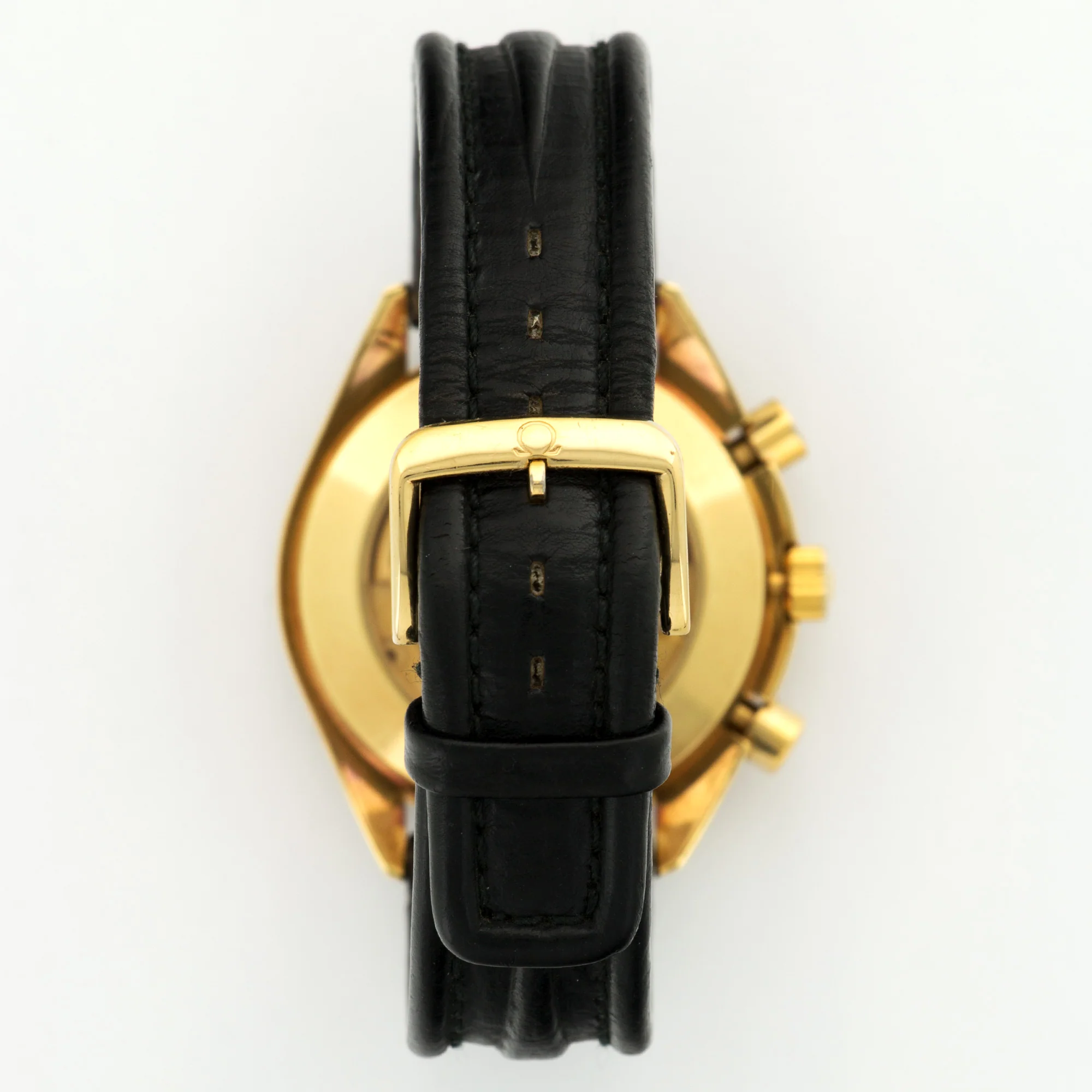 Omega Yellow Gold Speedmaster Strap Watch - Image 5