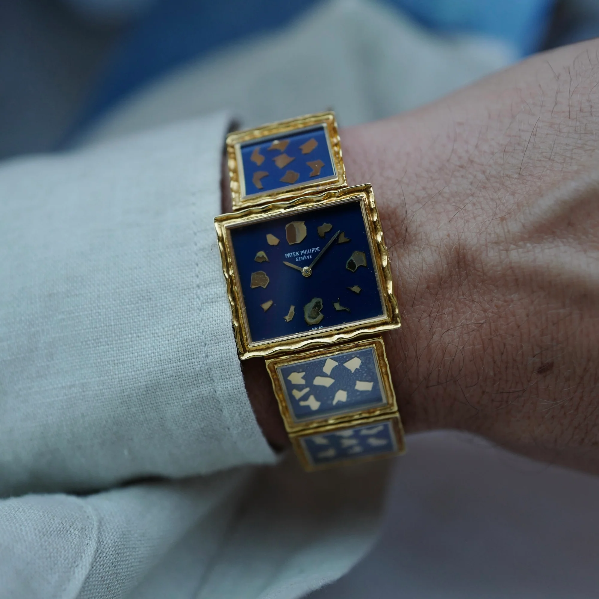 Patek Philiipe Yellow Gold Pepita Watch Ref. 4121 (New Arrival) - Image 4