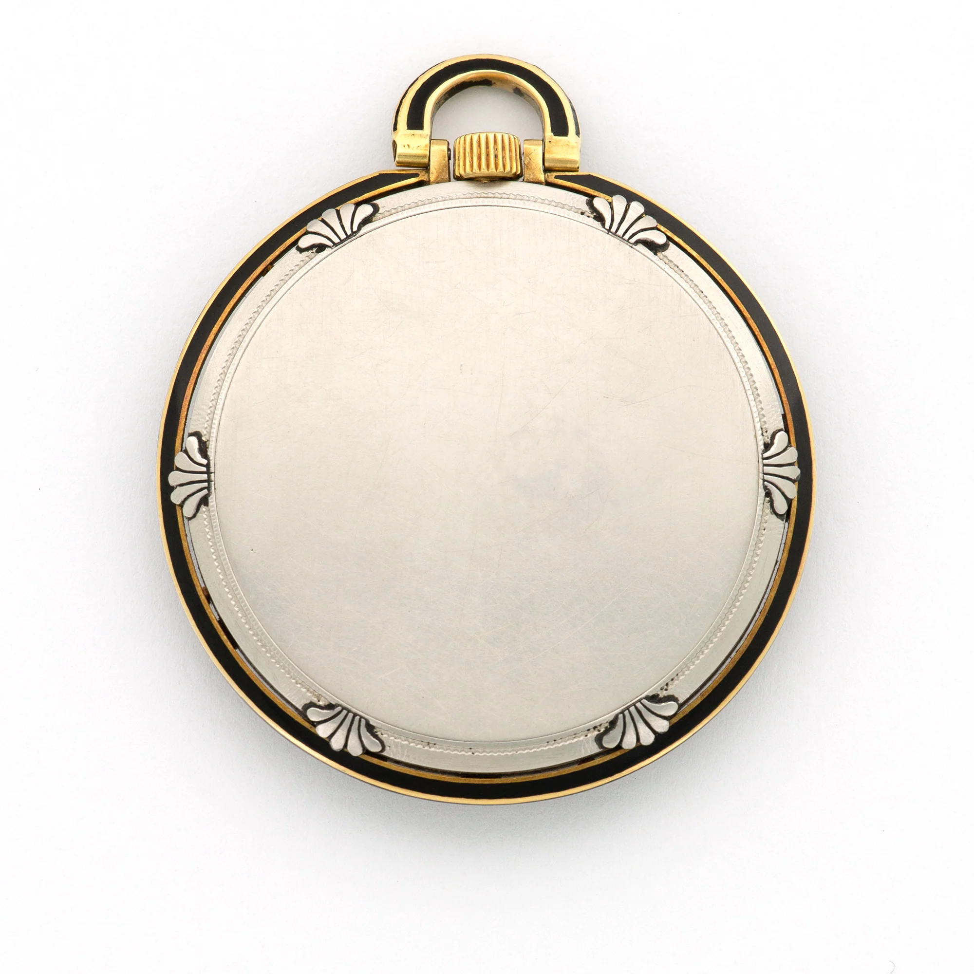 Patek Philippe Platinum and Gold Pocket Watch with Original Box and Papers - Image 4