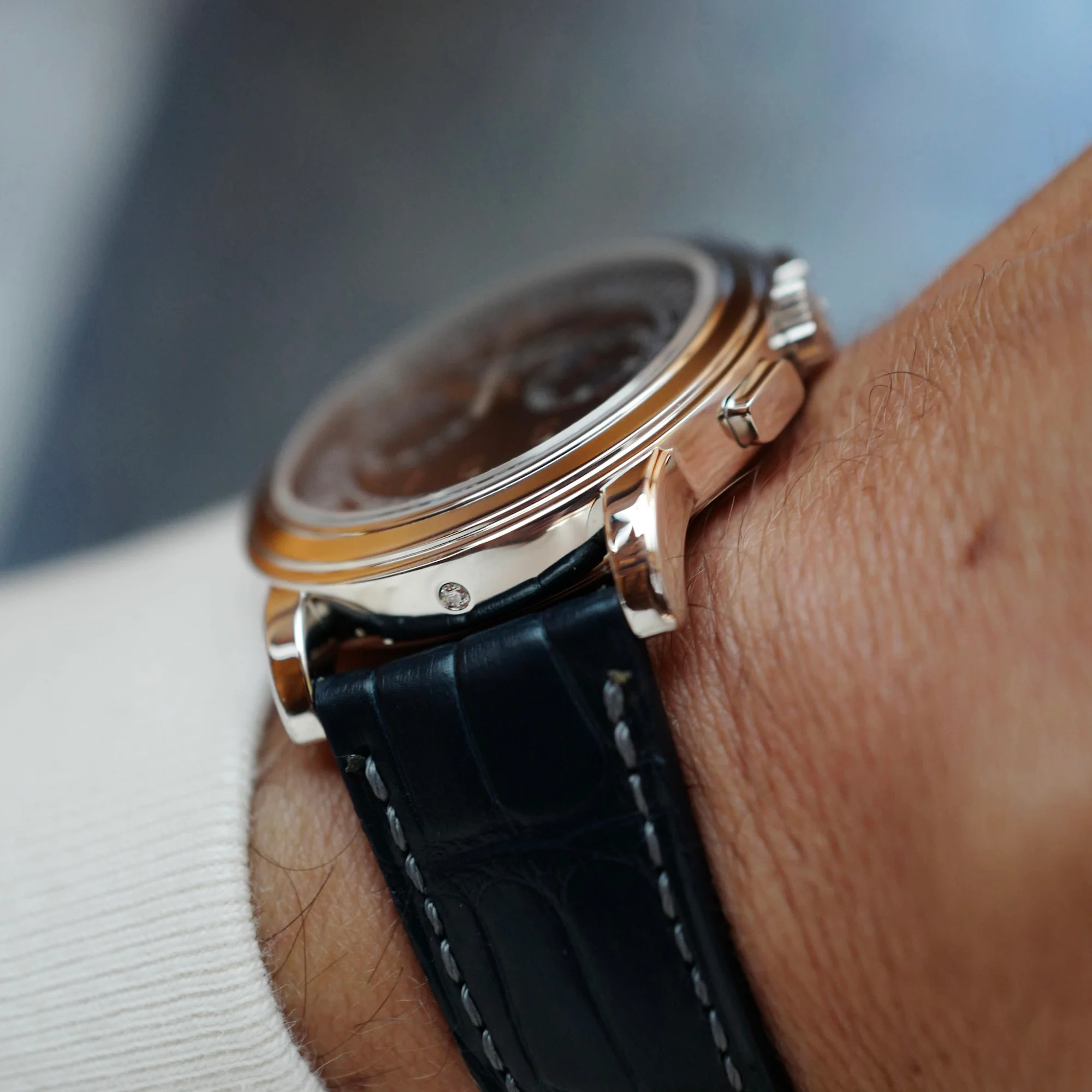 Patek Philippe Platinum Chronograph Watch Ref. 5070P - Image 4