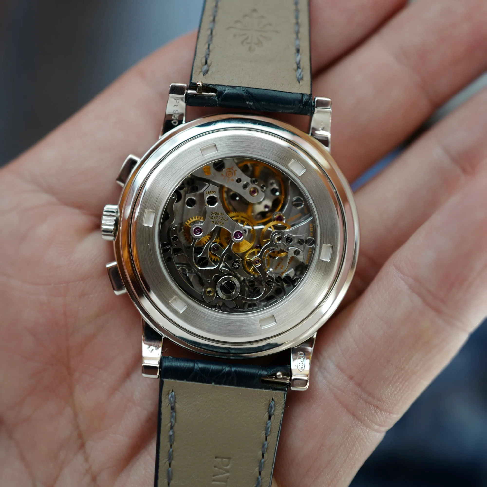 Patek Philippe Platinum Chronograph Watch Ref. 5070P - Image 5