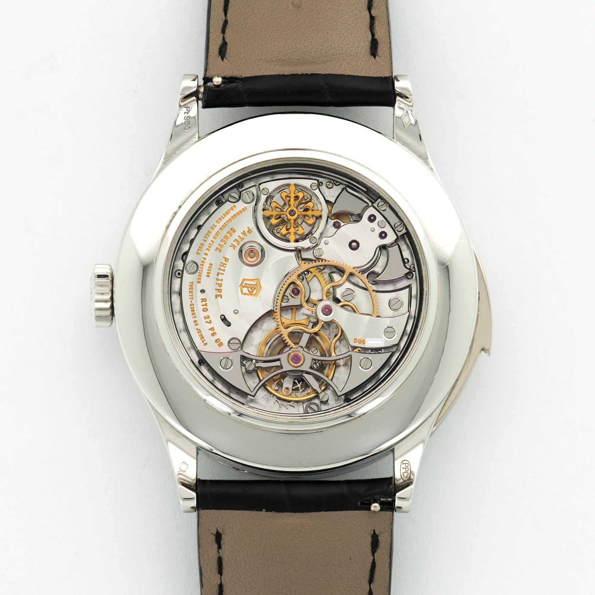 Patek Philippe Platinum Minute Repeater Perpetual Calendar Watch Ref. 5216 - Image 4