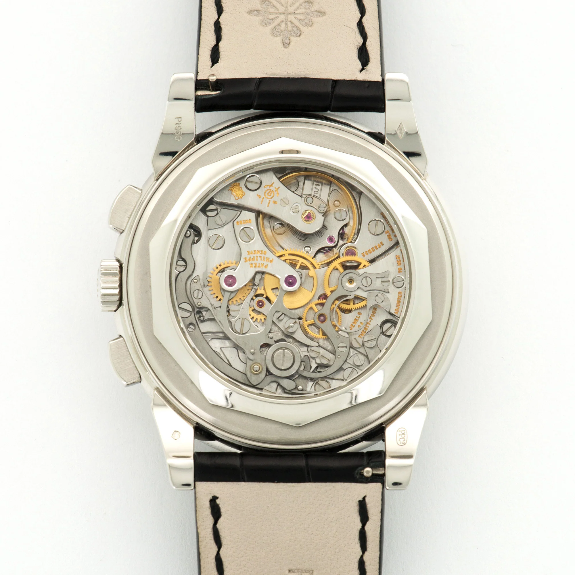 Patek Philippe Platinum Perpetual Calendar Chrono Watch Ref. 5970P - Image 4