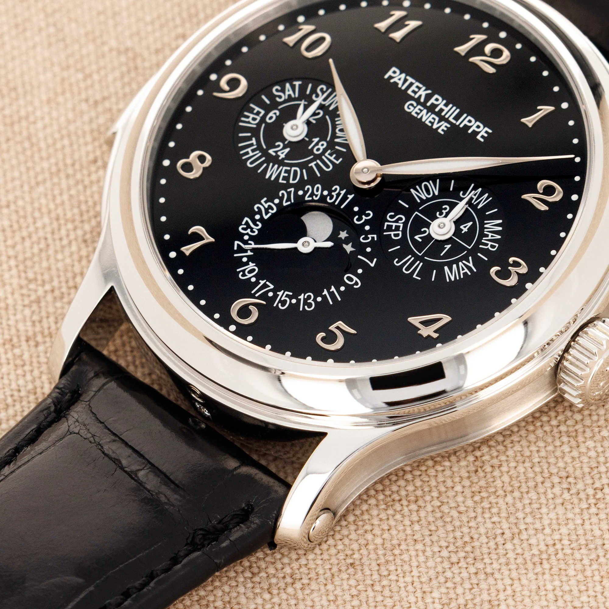 Patek Philippe Platinum Perpetual Calendar Minute Repeater Watch Ref. 5374 - Image 3
