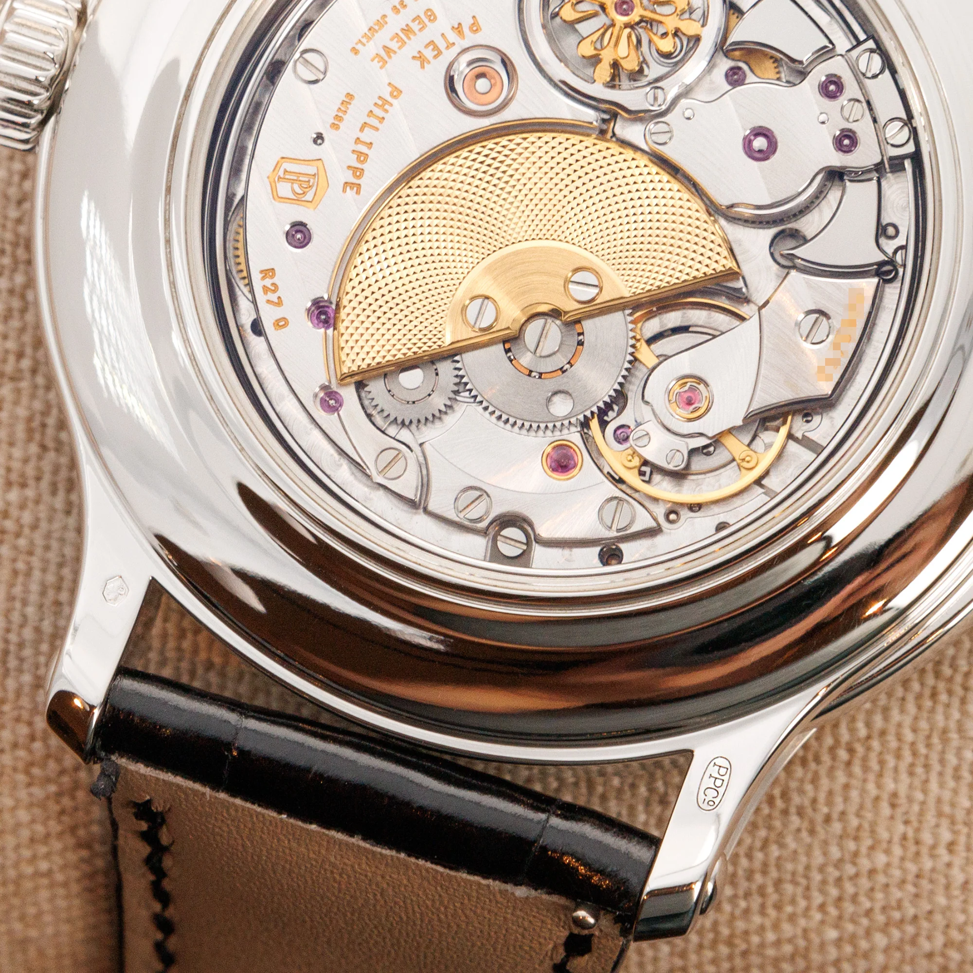Patek Philippe Platinum Perpetual Calendar Minute Repeater Watch Ref. 5374 - Image 8