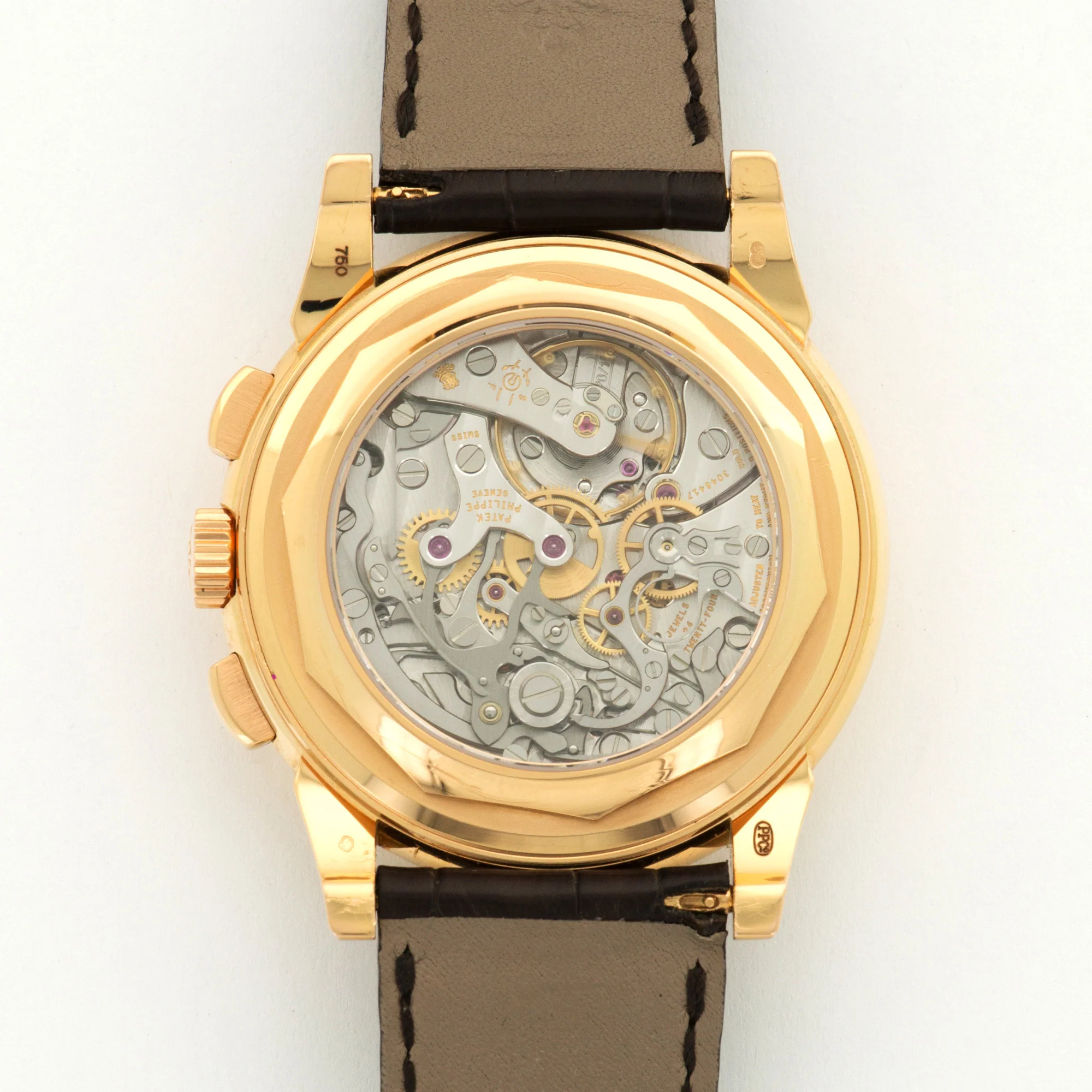 Patek Philippe Rose Gold Perpetual Calendar Chrono Watch Ref. 5970 - Image 4