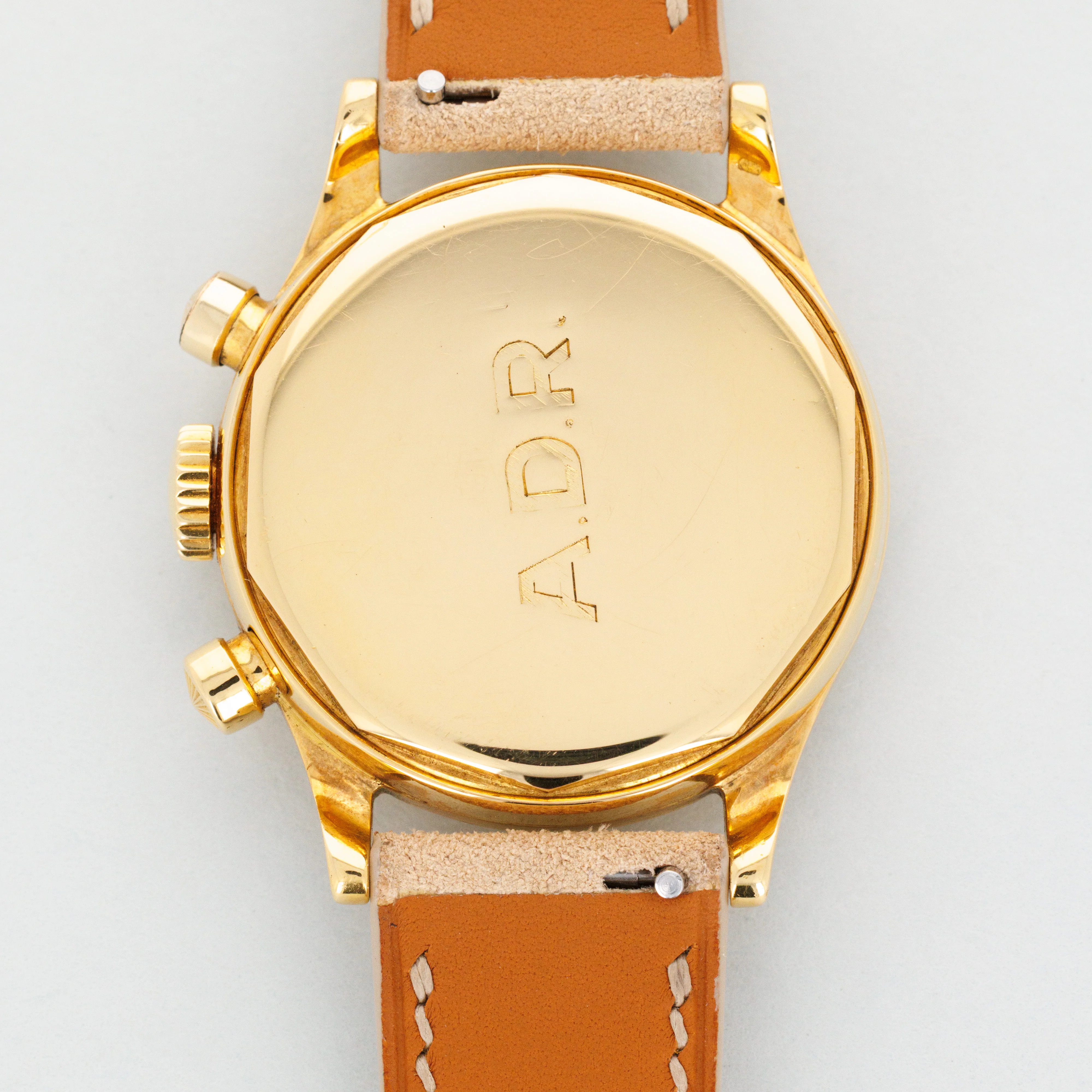 Patek Philippe Yellow Gold Chronograph Two-Tone Dial Watch Ref. 1463 - Image 7