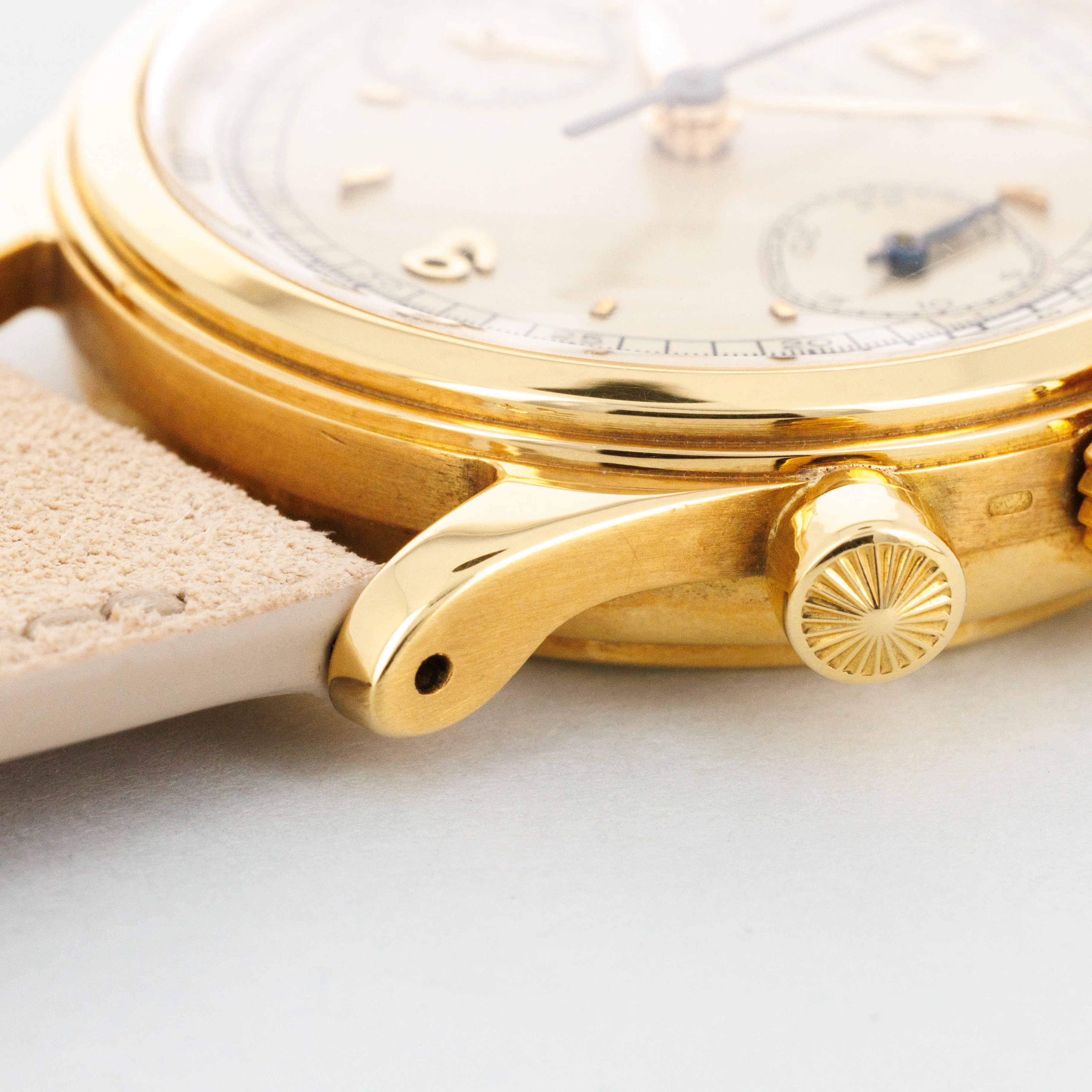 Patek Philippe Yellow Gold Chronograph Two-Tone Dial Watch Ref. 1463 - Image 8
