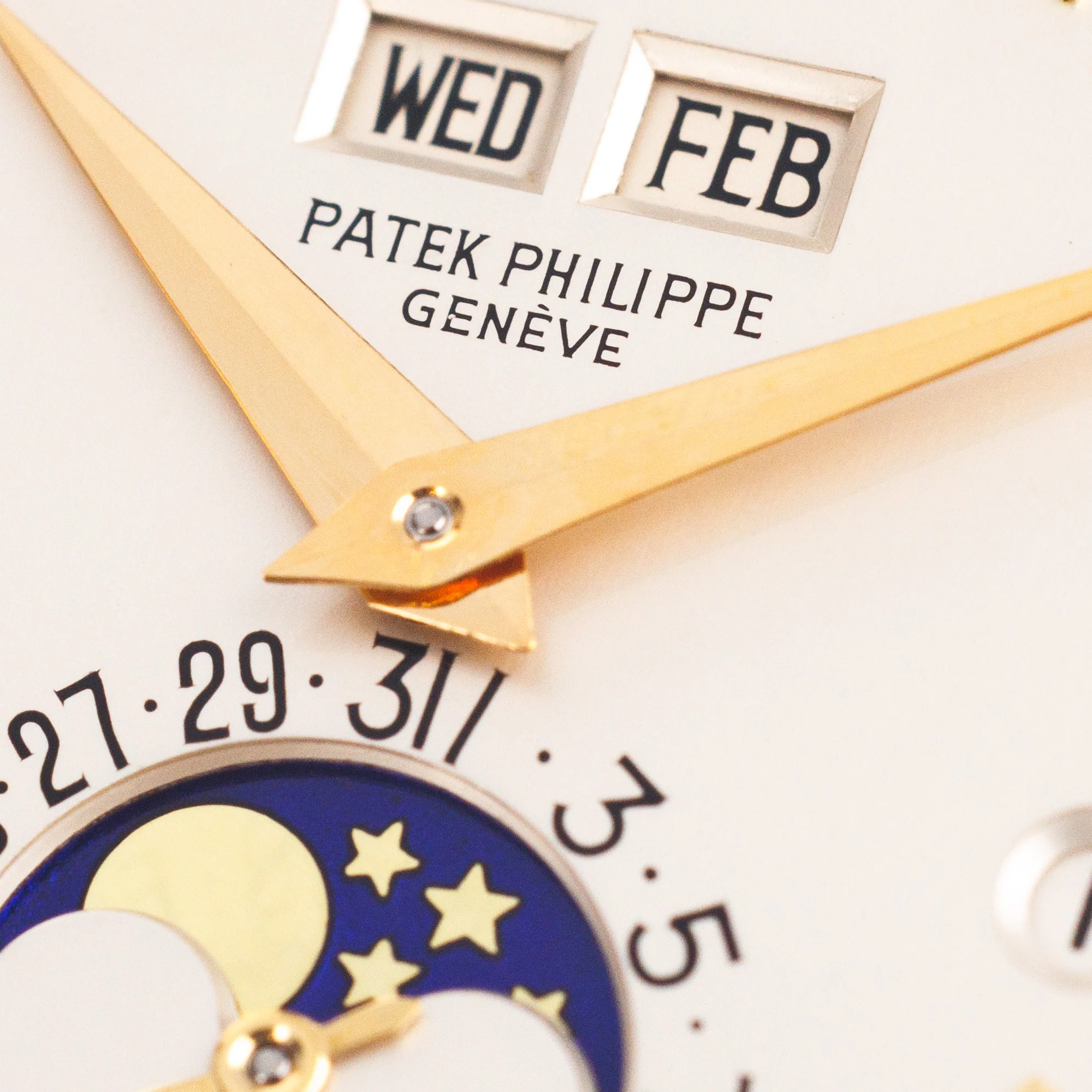 Patek Philippe Yellow Gold Perpetual Calendar Watch Ref. 3450 with Clear Exhibition Back - Image 8