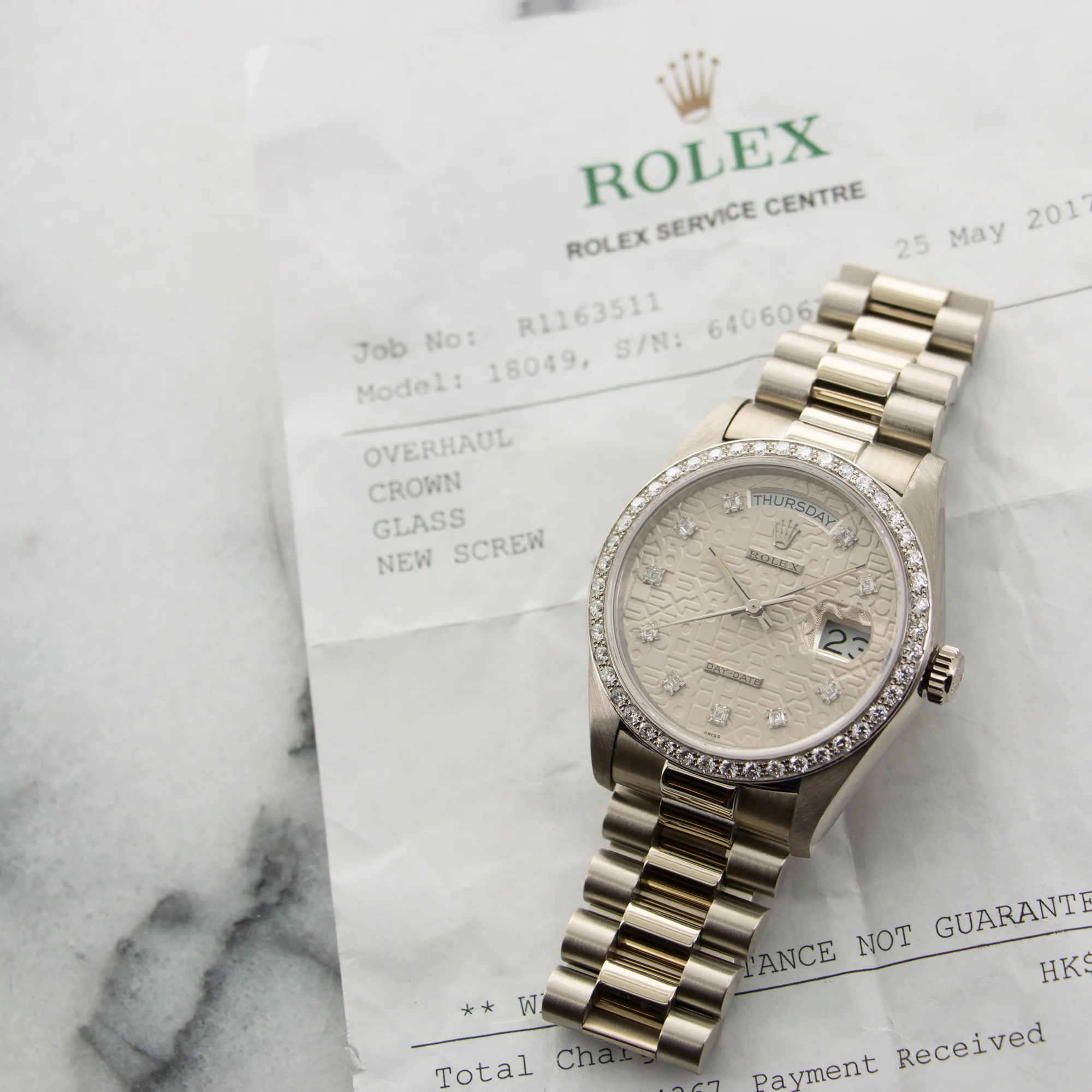 Rolex Day-Date White Gold Ref. 18049 - Image 5