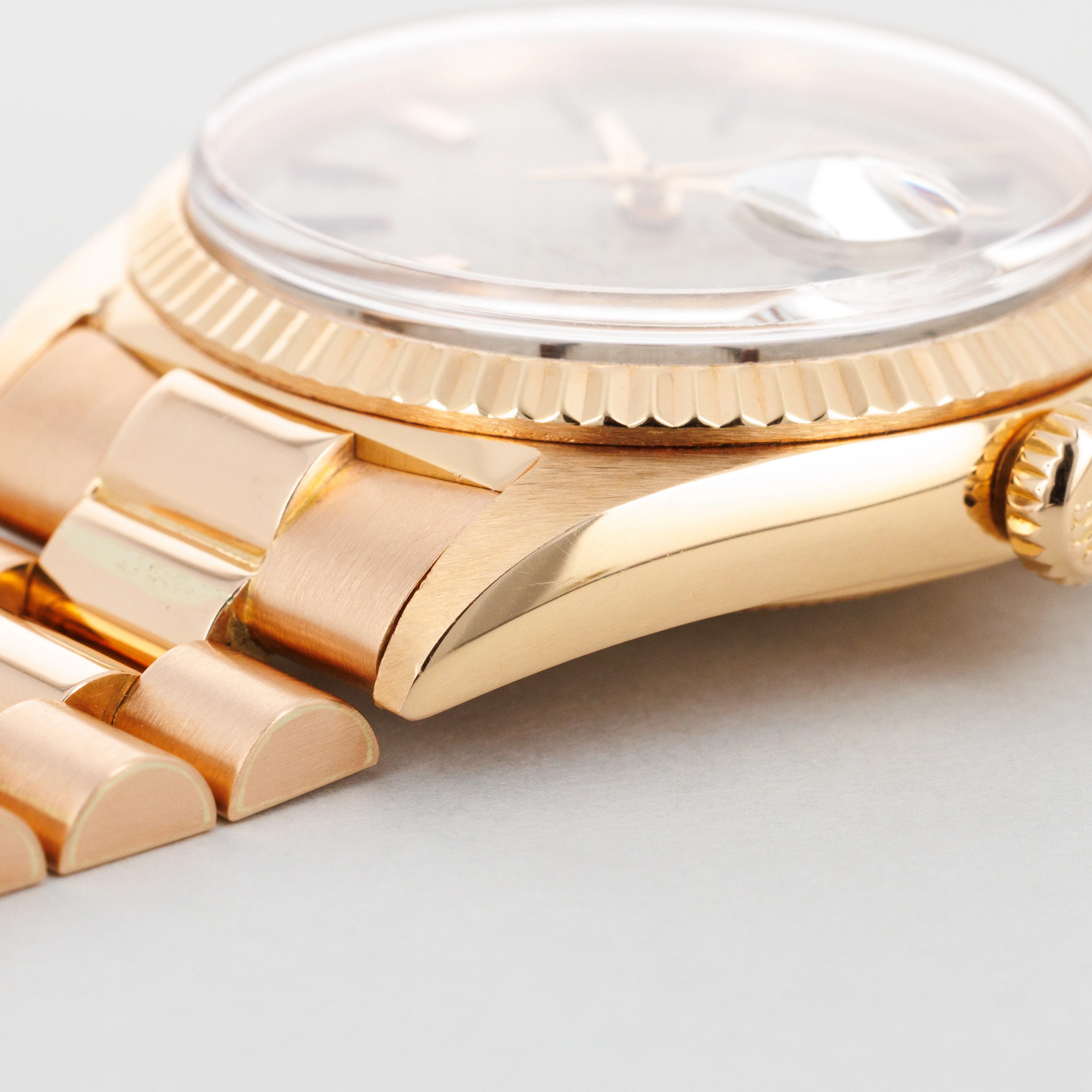 Rolex Rose Gold Day-Date Ref. 1803 with Rare Guilloche Dial - Image 4