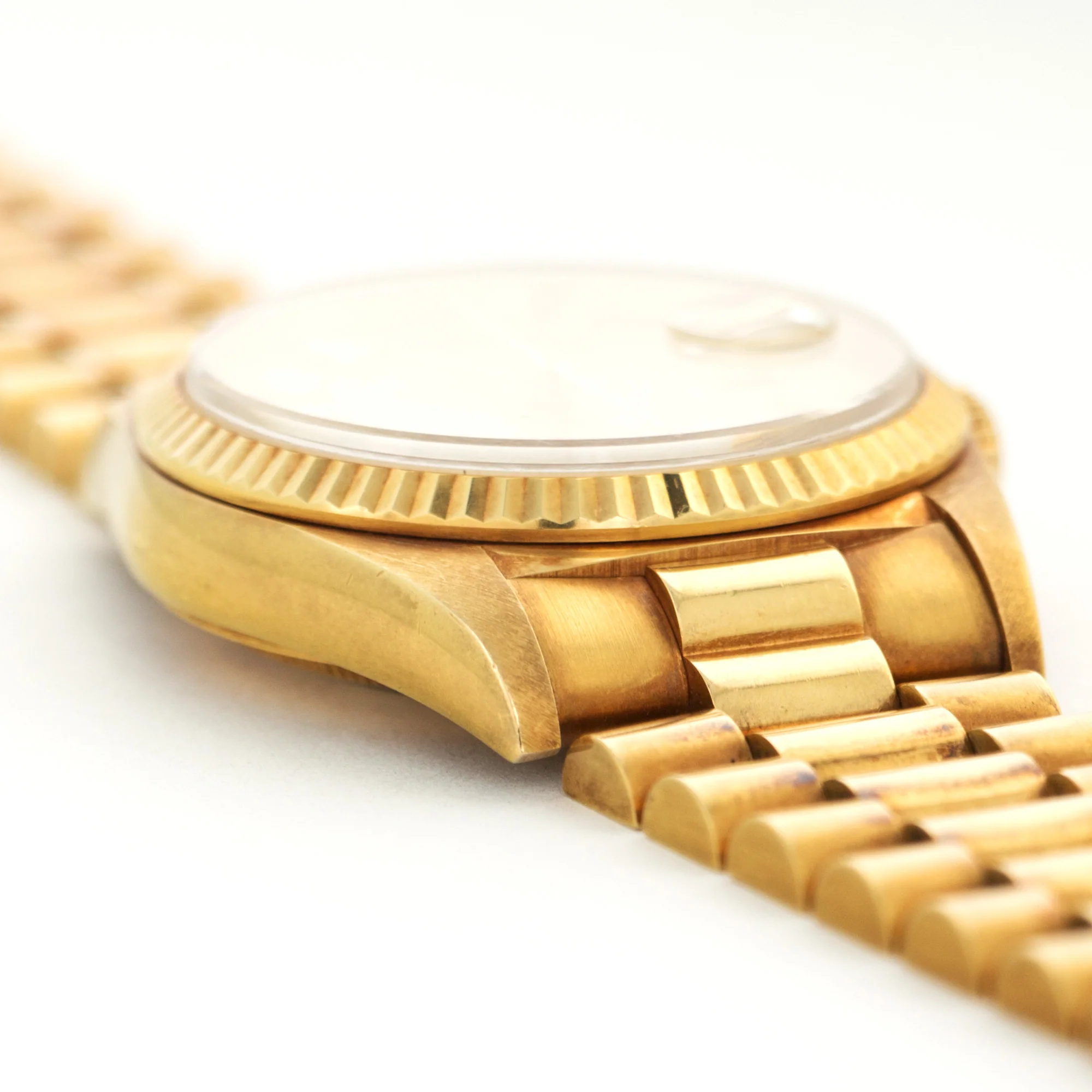 Rolex Yellow Gold Day-Date Baguette Diamond Watch - Image 3