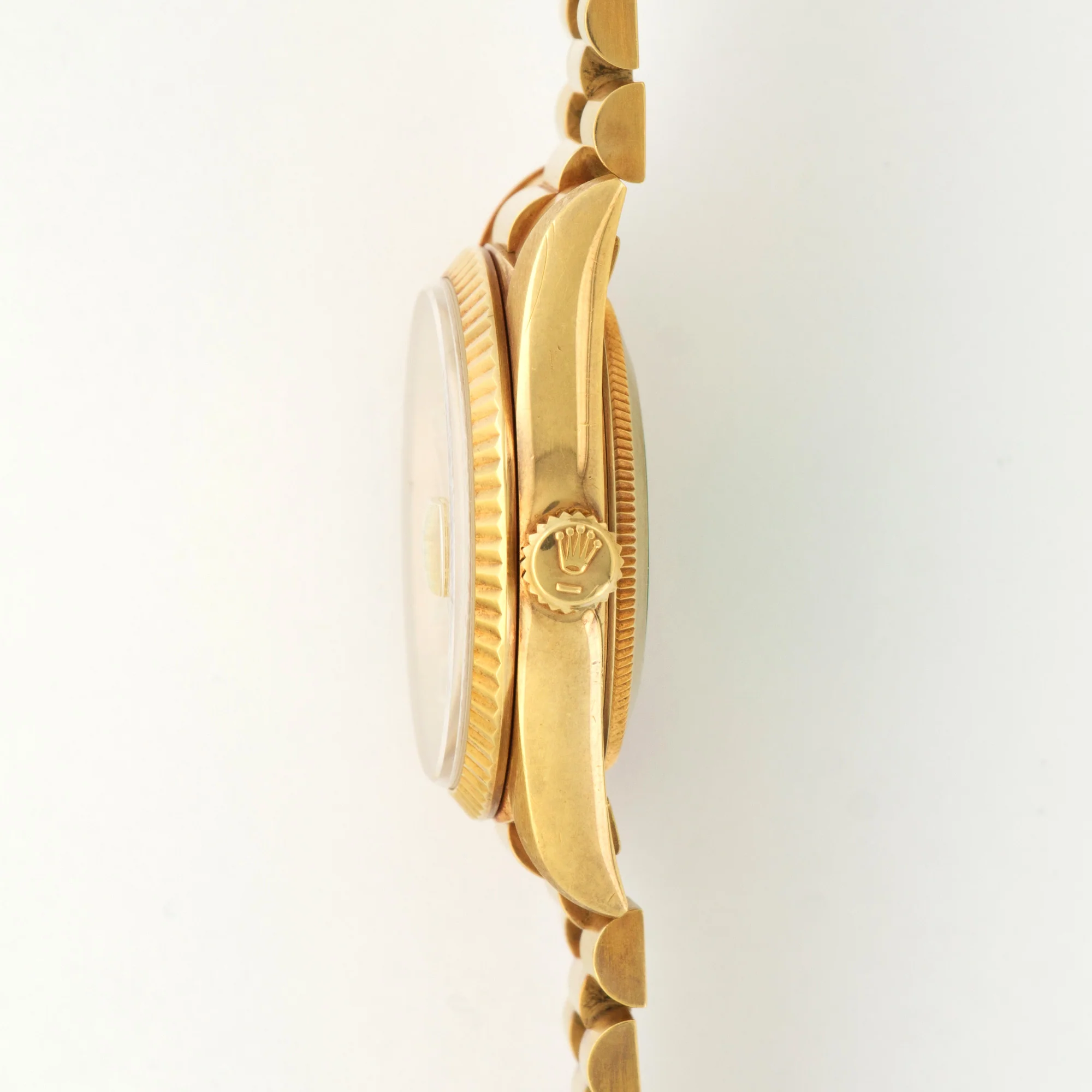 Rolex Yellow Gold Day-Date Baguette Diamond Watch - Image 4