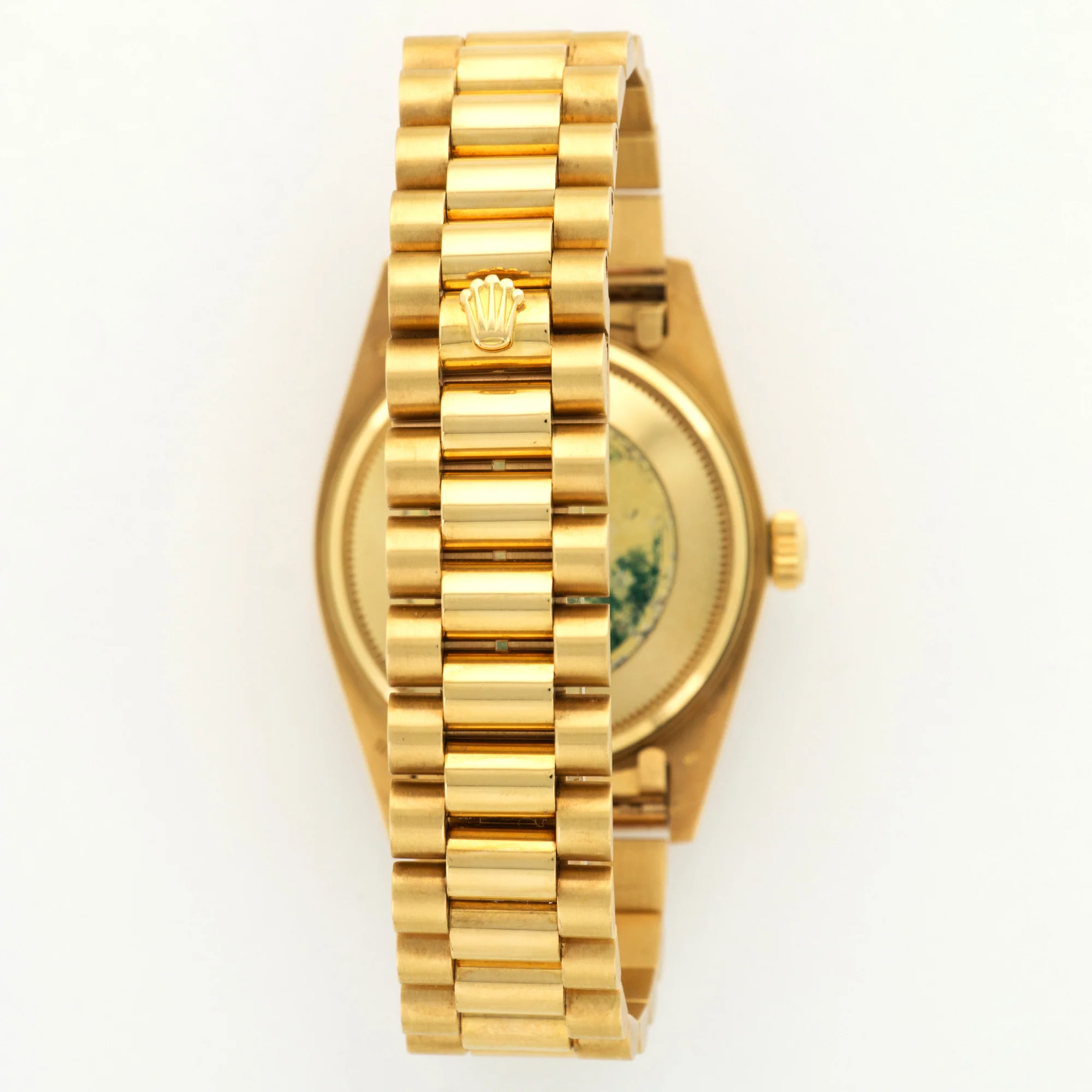 Rolex Yellow Gold Day-Date Baguette Diamond Watch- N.O.S. - Image 8