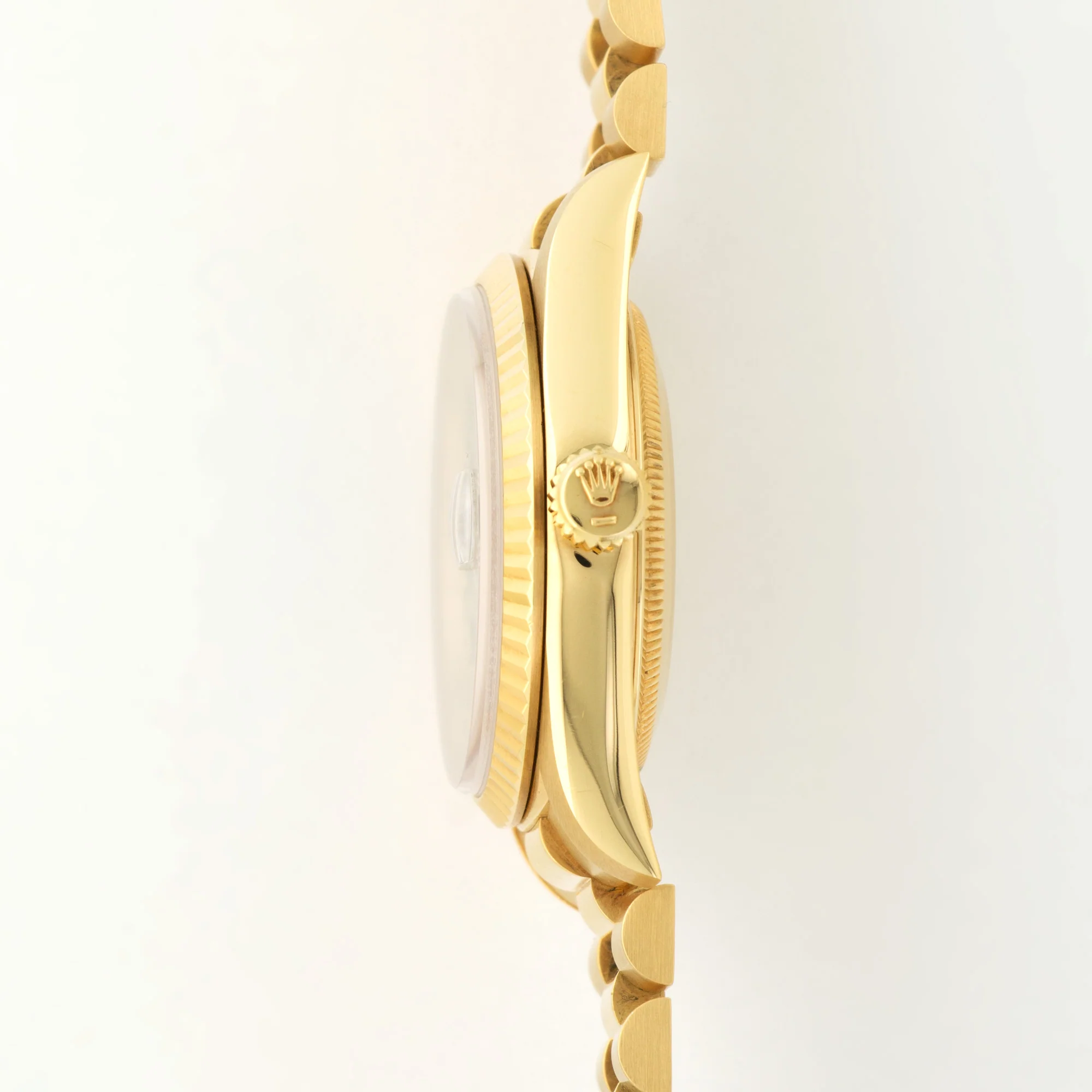 Rolex Yellow Gold Day-Date Ferrite Stone Dial Watch Ref. 18238 - Image 3