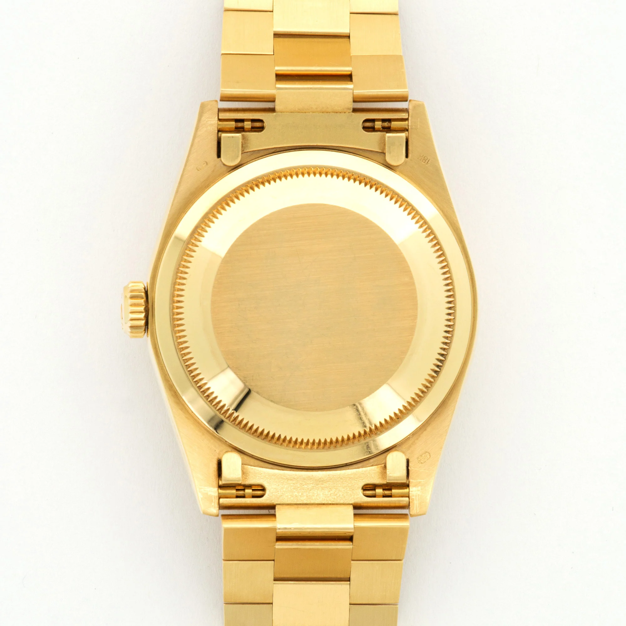 Rolex Yellow Gold Day-Date Ferrite Stone Dial Watch Ref. 18238 - Image 4