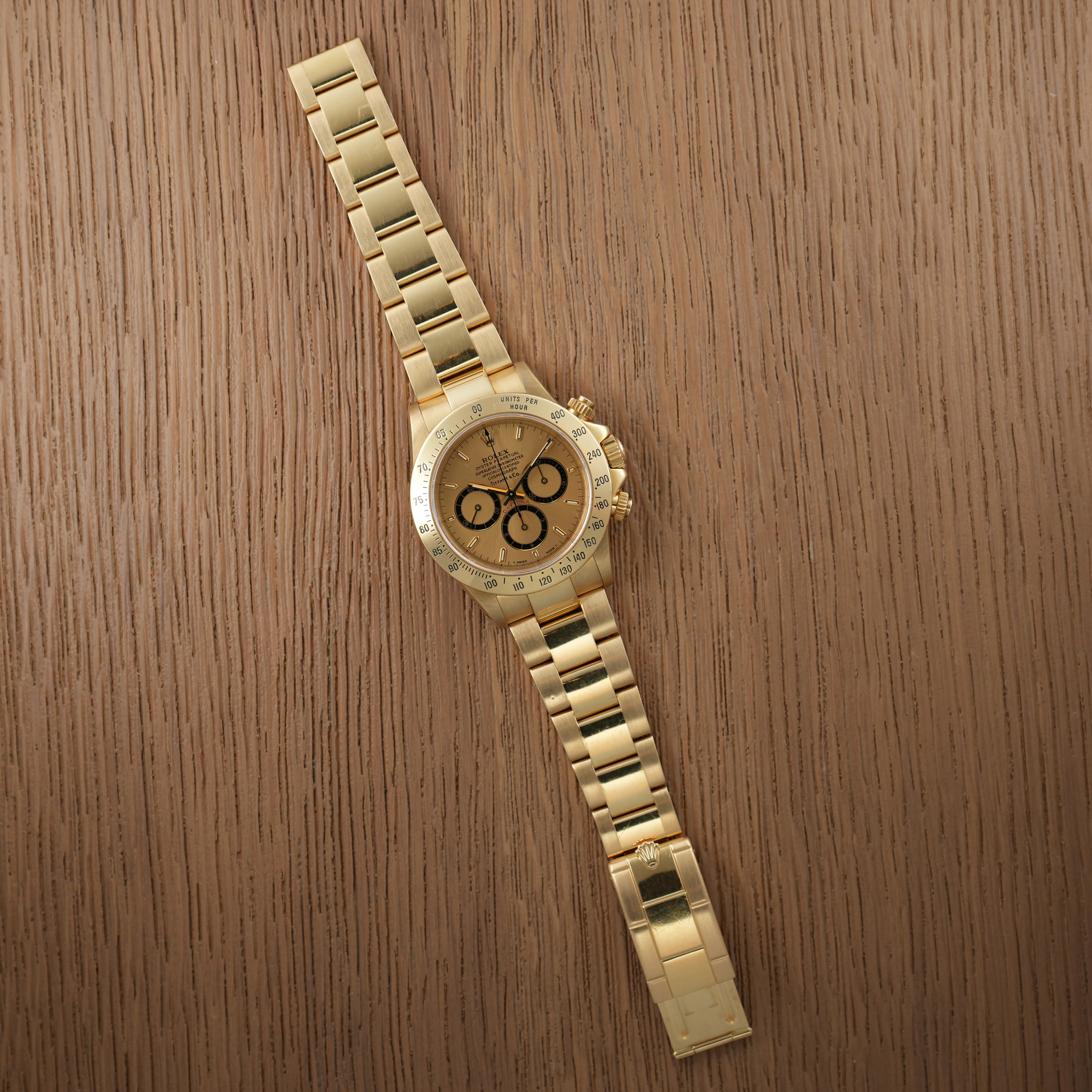 Rolex Yellow Gold Zenith Daytona Ref. 16528 Retailed by Tiffany & Co. (New Arrival) - Image 8