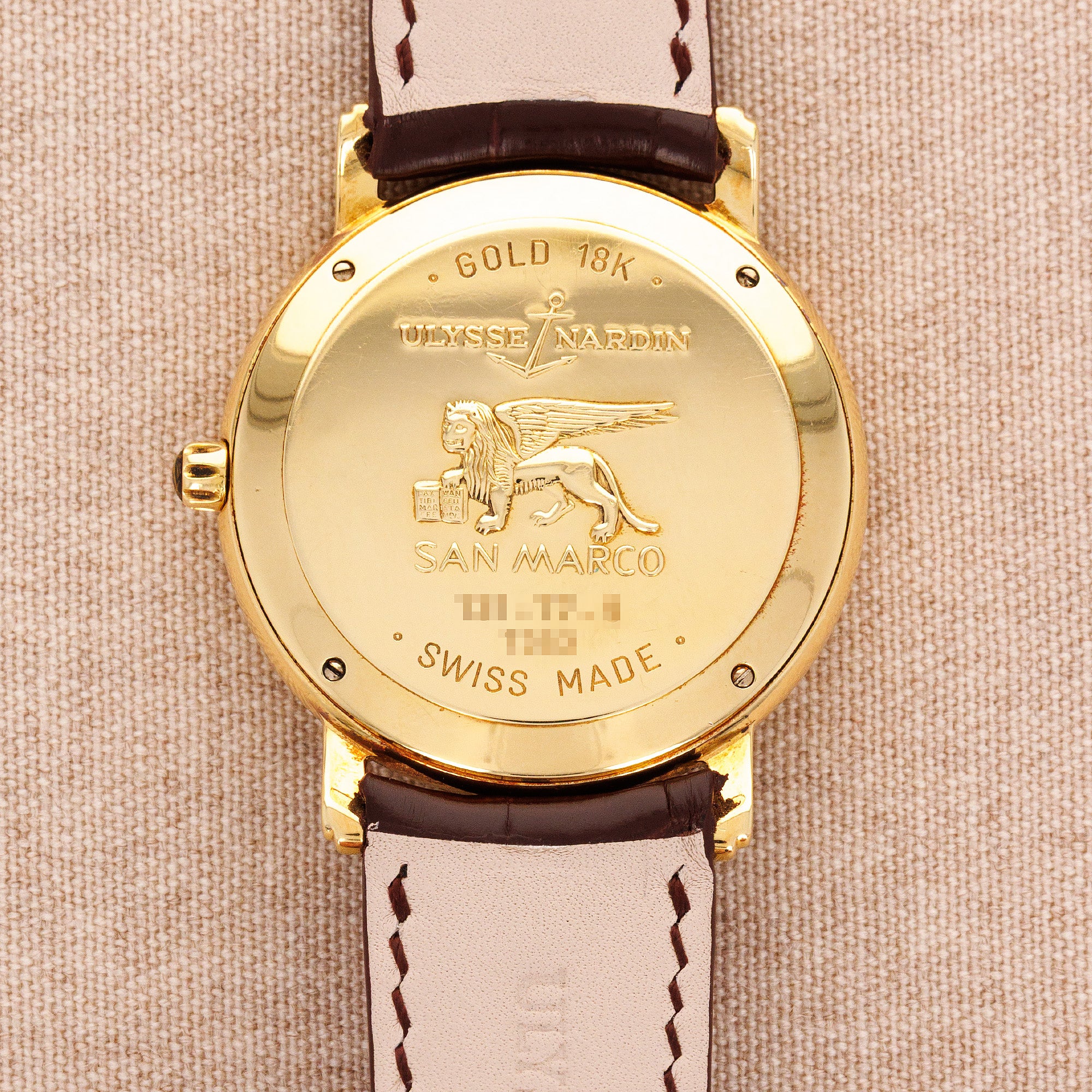 Ulysse Nardin Yellow Gold San Marco Enamel Watch Ref. 131-77-9 - Image 3