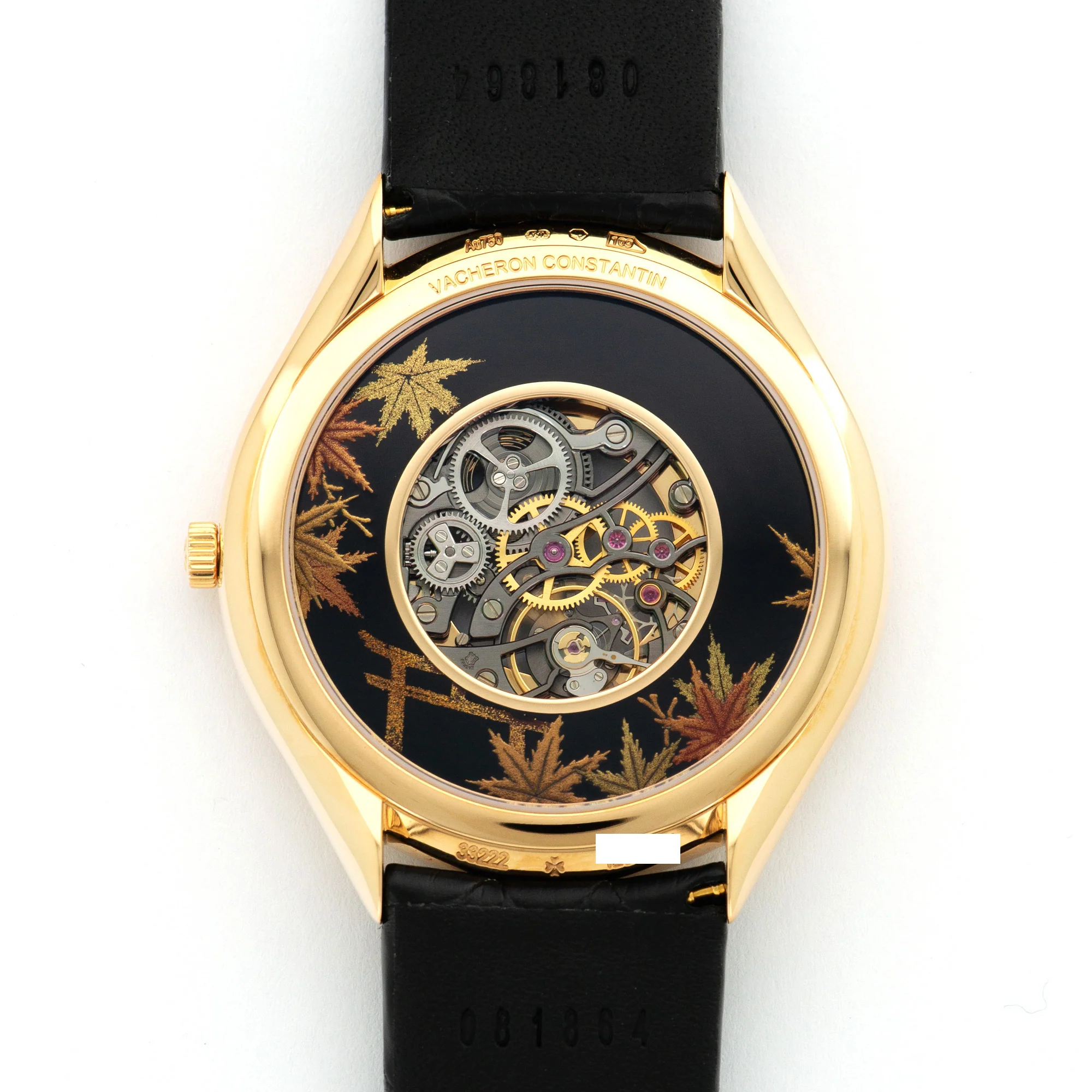 Vacheron Constantin Rose GoldMetiers DArt Rose Gold Skeleton Enamel Watch - Image 4