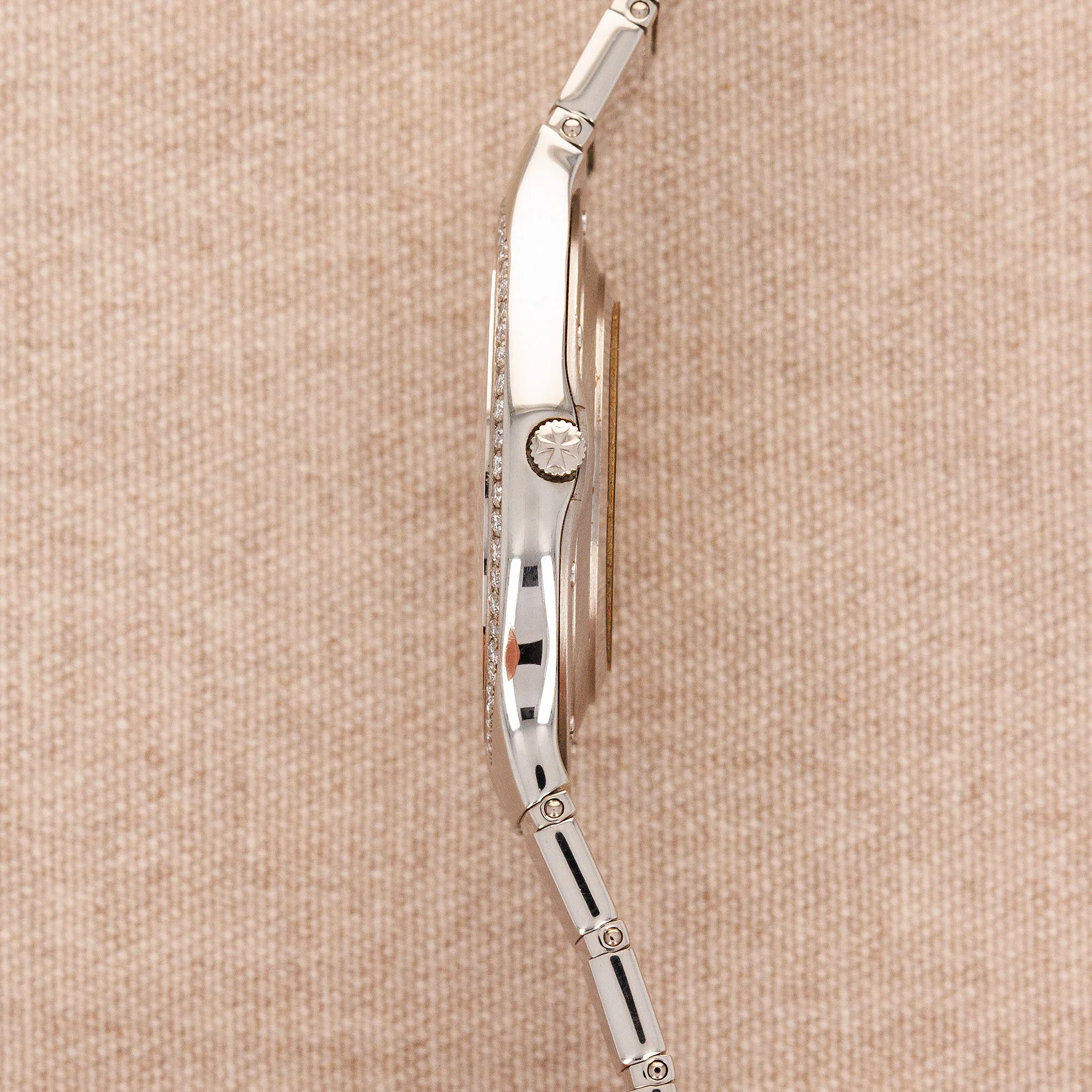 Vacheron Constantin White Gold Phidias Ref. 48010 with Pave Diamond Dial - Image 4